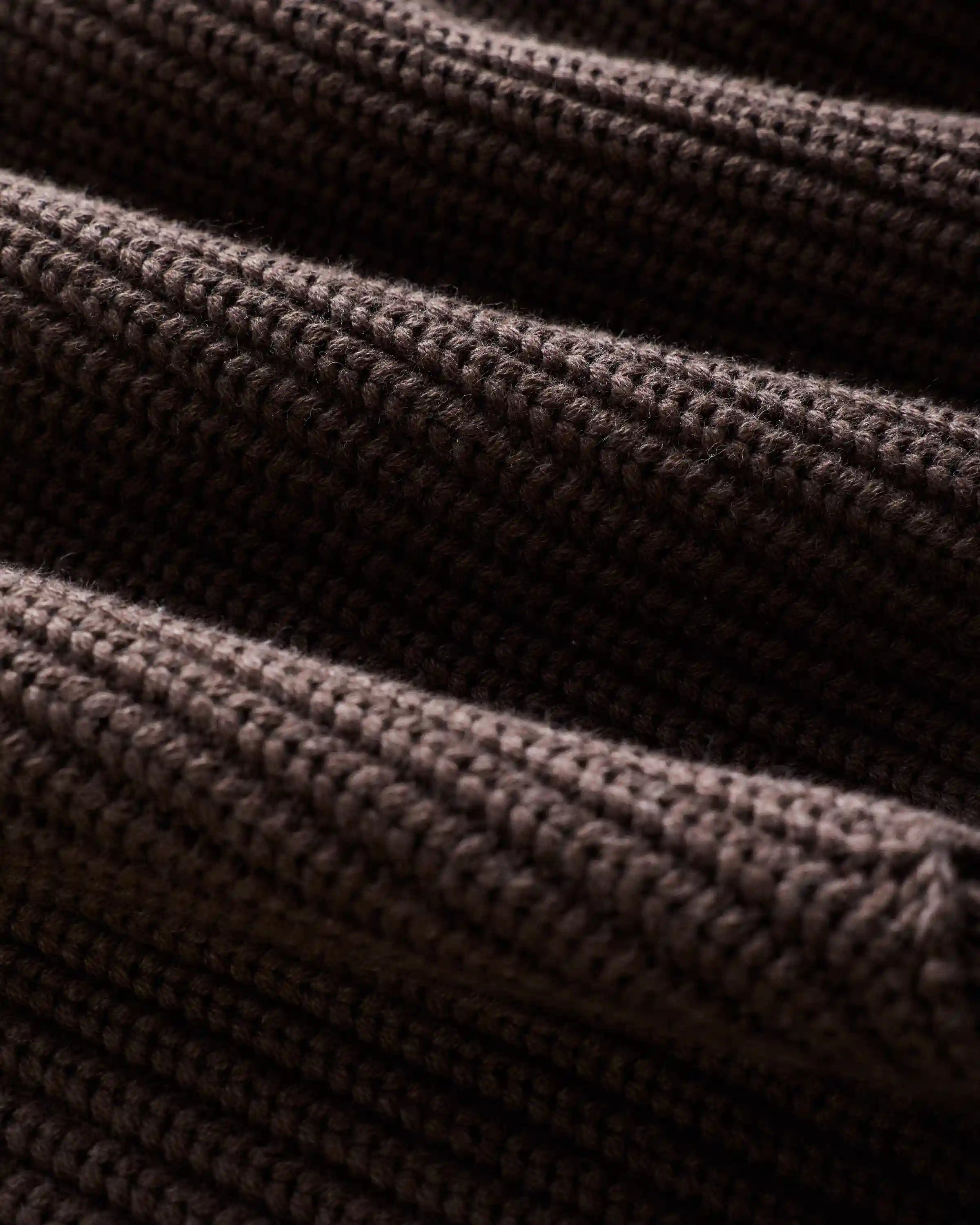 100% Organic Cotton Fisherman V-Neck Sweater
