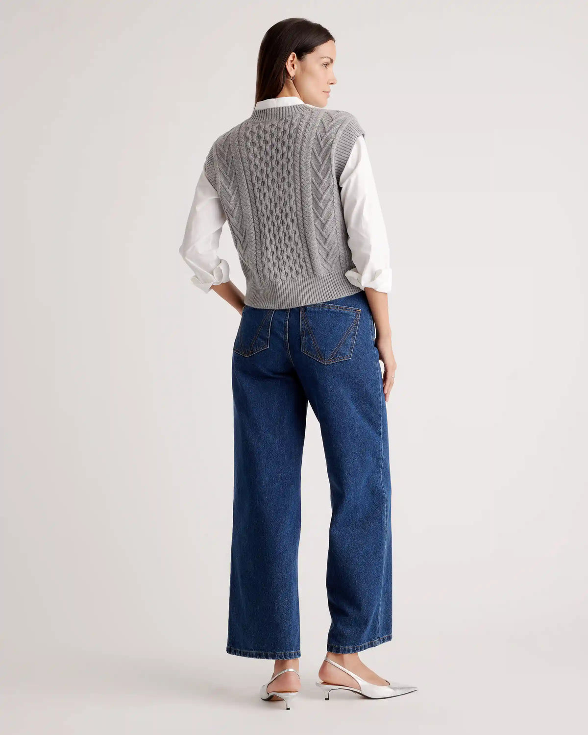 Australian Merino Wool Cable Sweater Vest