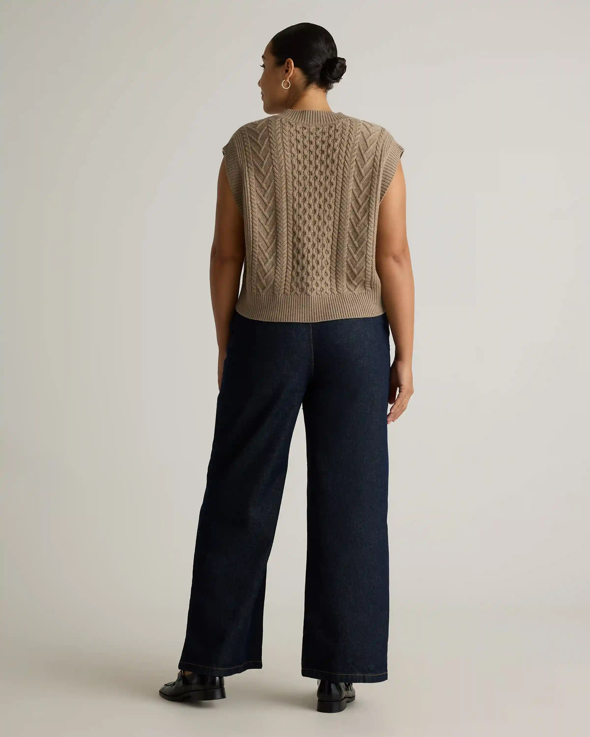 Australian Merino Wool Cable Sweater Vest