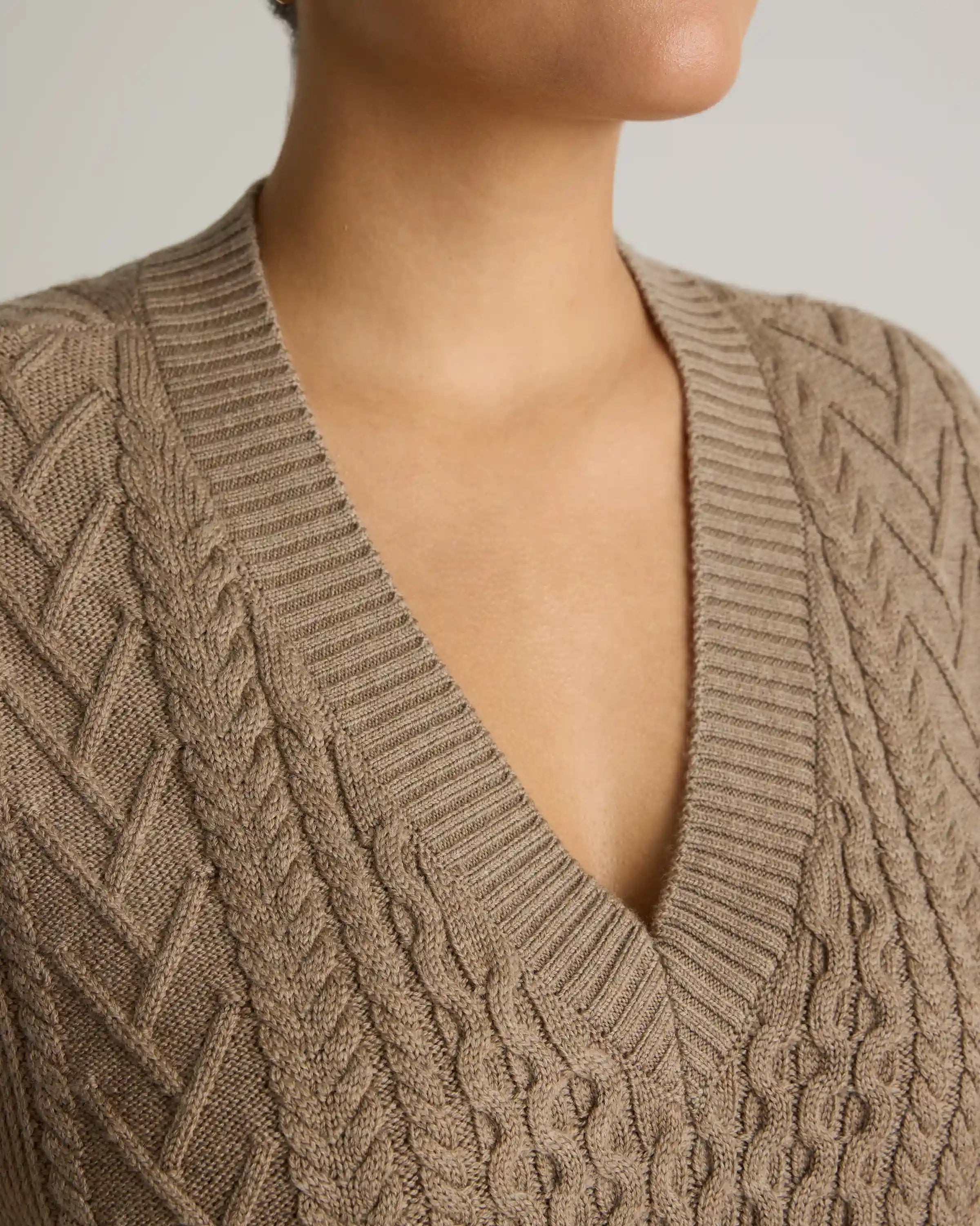 Australian Merino Wool Cable Sweater Vest