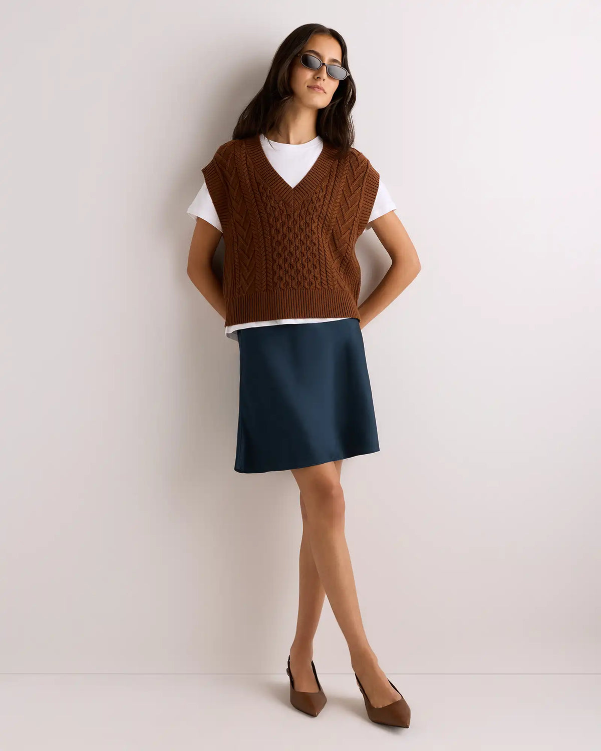 Australian Merino Wool Cable Sweater Vest