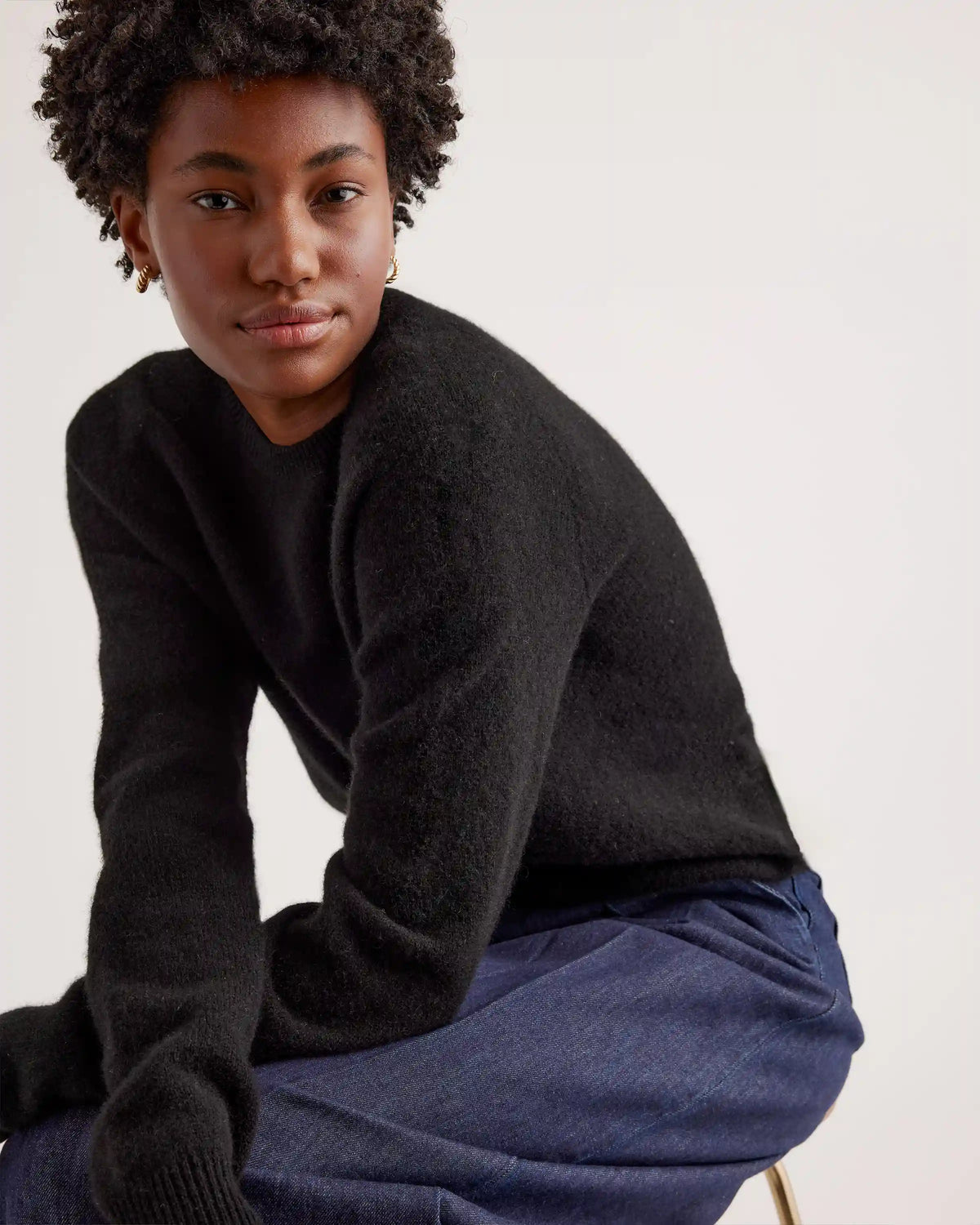 100% Yak Wool Crewneck Sweater