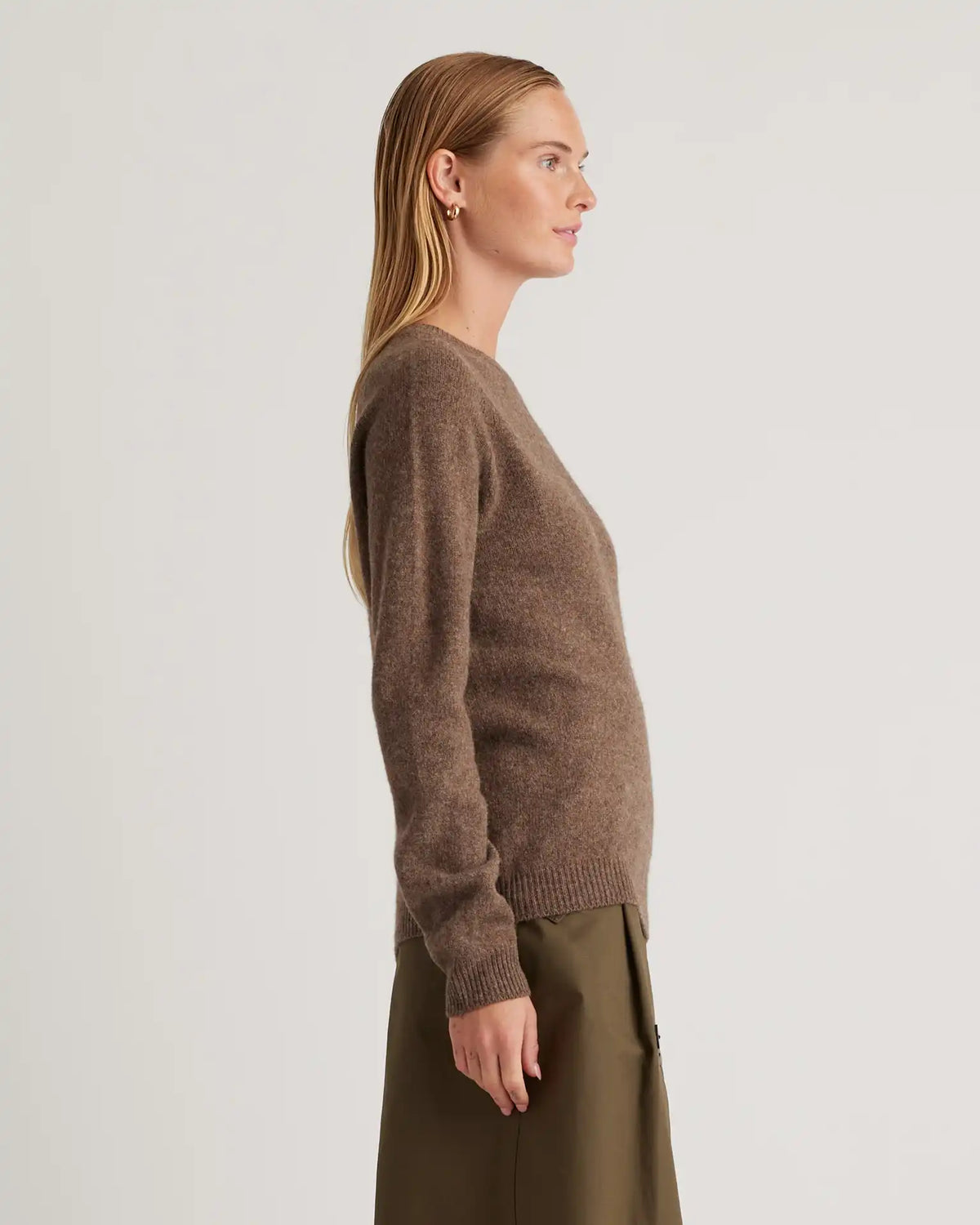 100% Yak Wool Crewneck Sweater