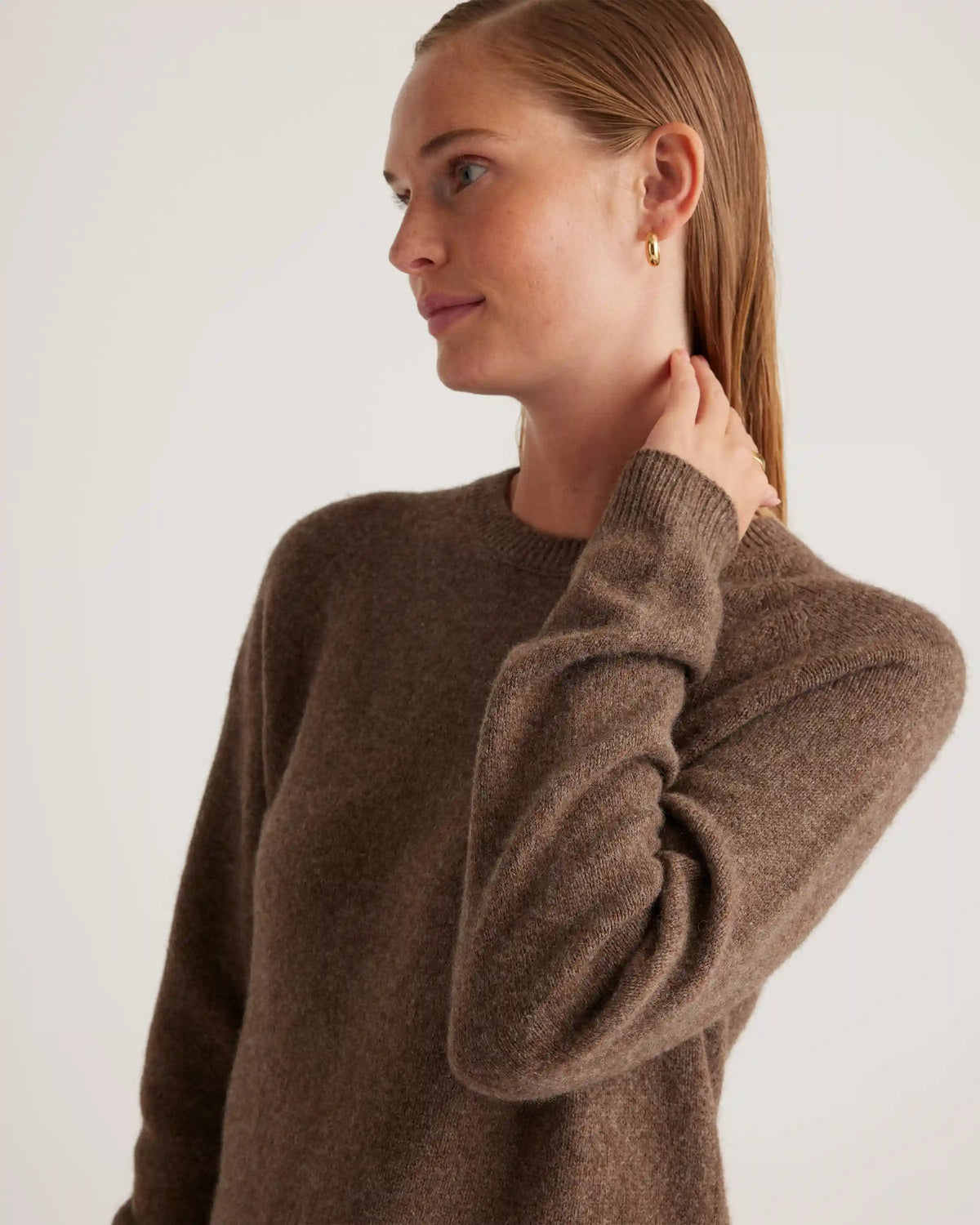 100% Yak Wool Crewneck Sweater