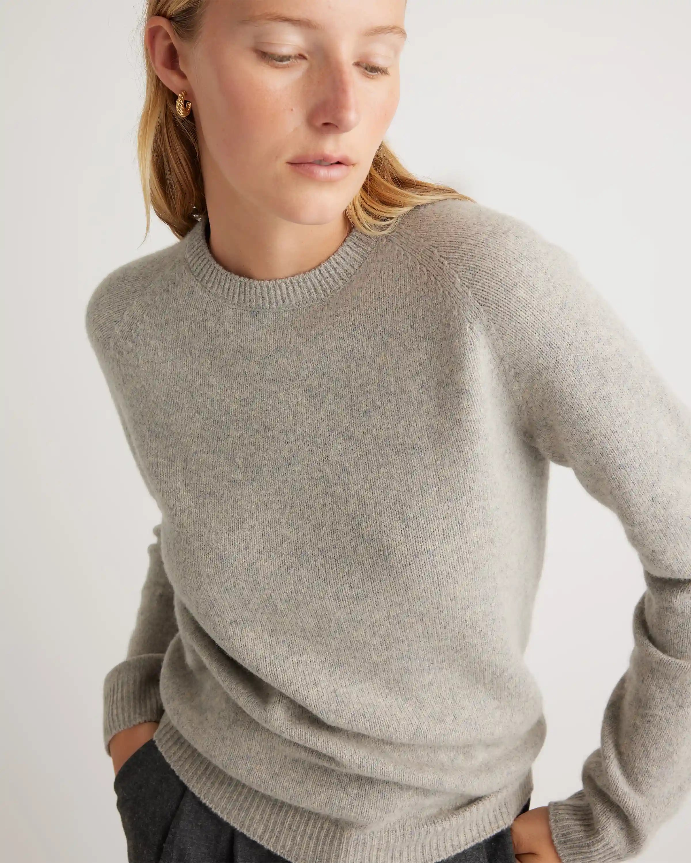 100% Yak Wool Crewneck Sweater