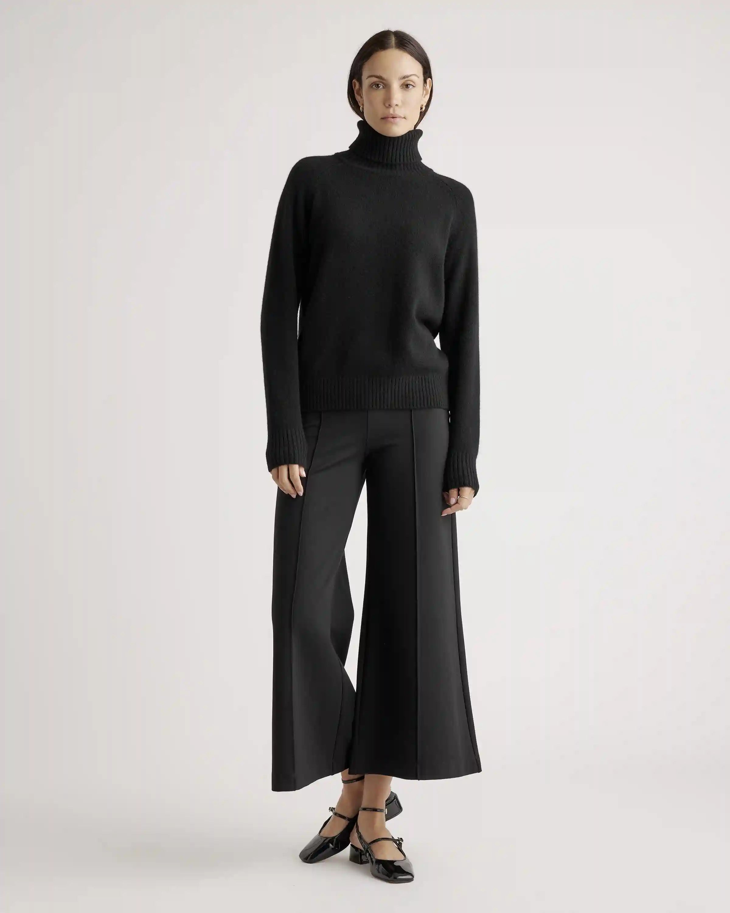 100% Yak Wool Turtleneck Sweater