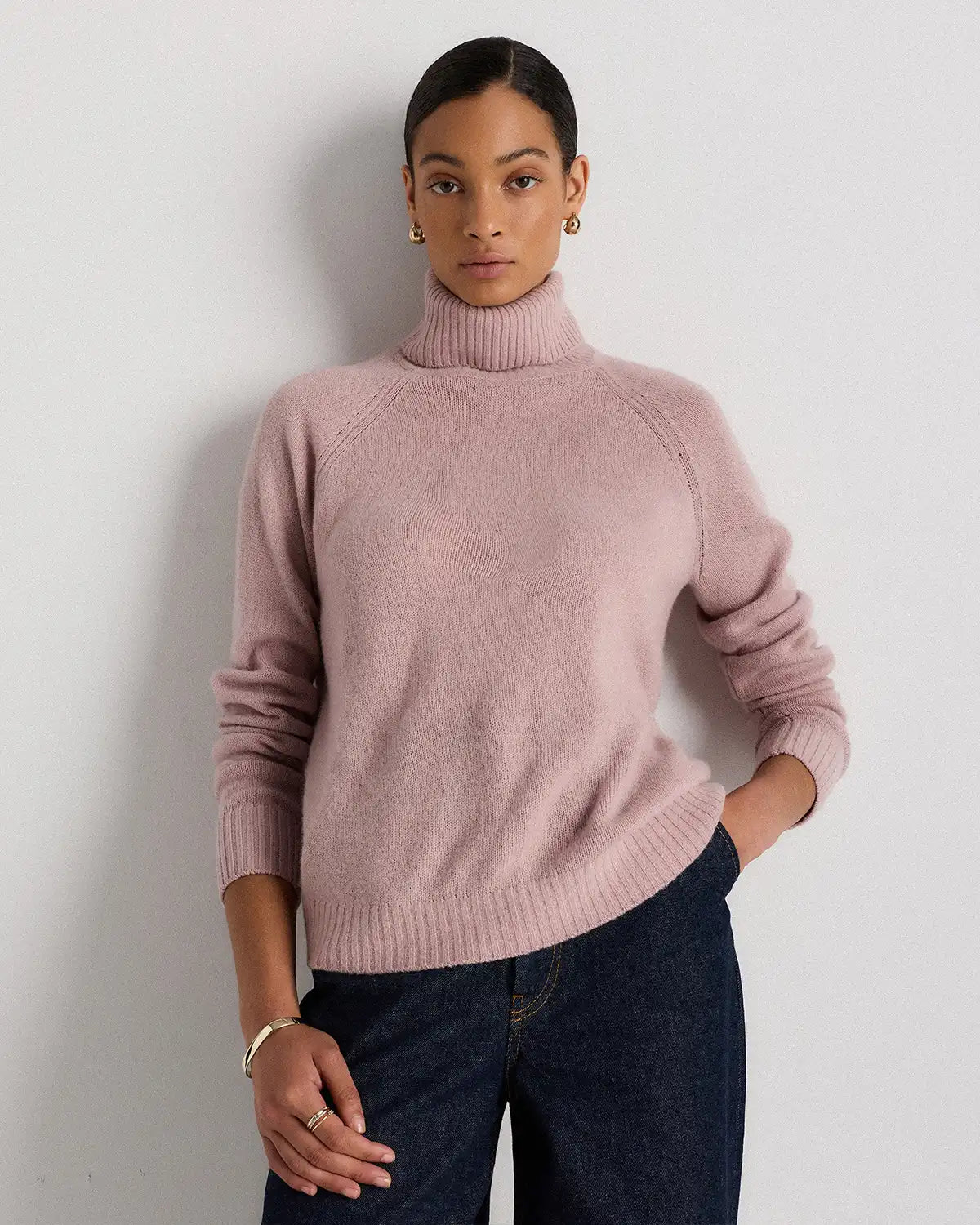 100% Yak Wool Turtleneck Sweater