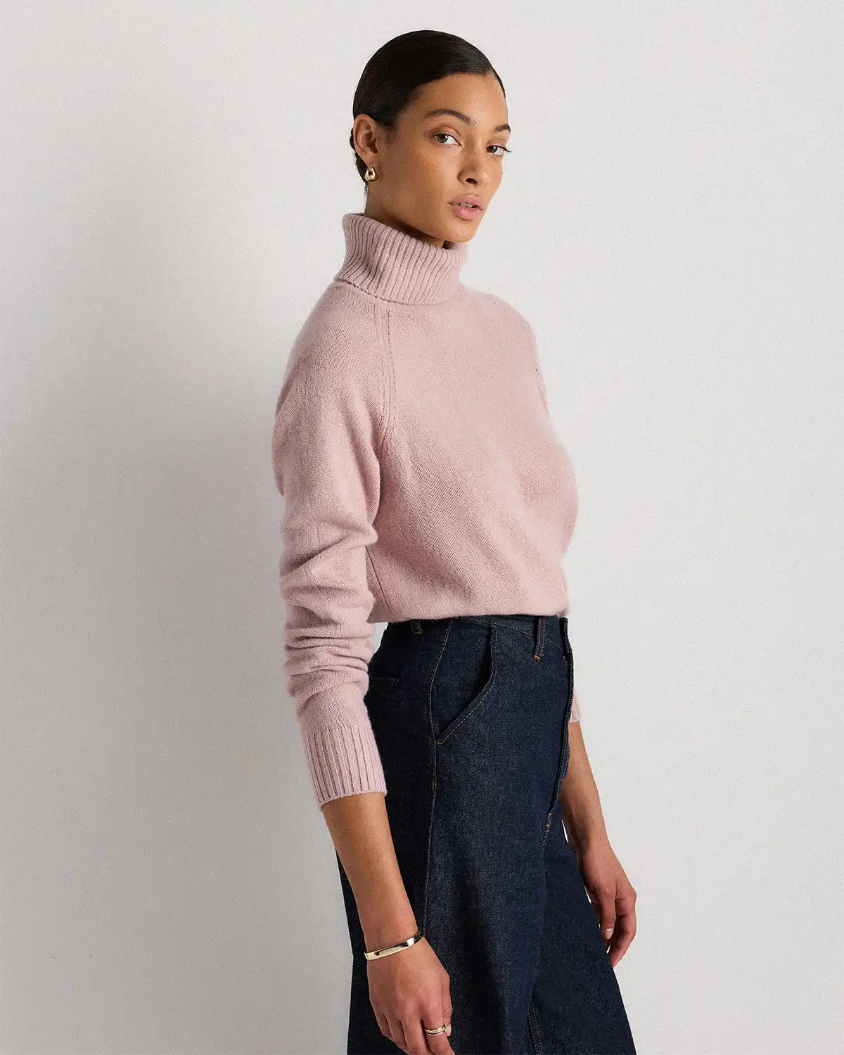 100% Yak Wool Turtleneck Sweater
