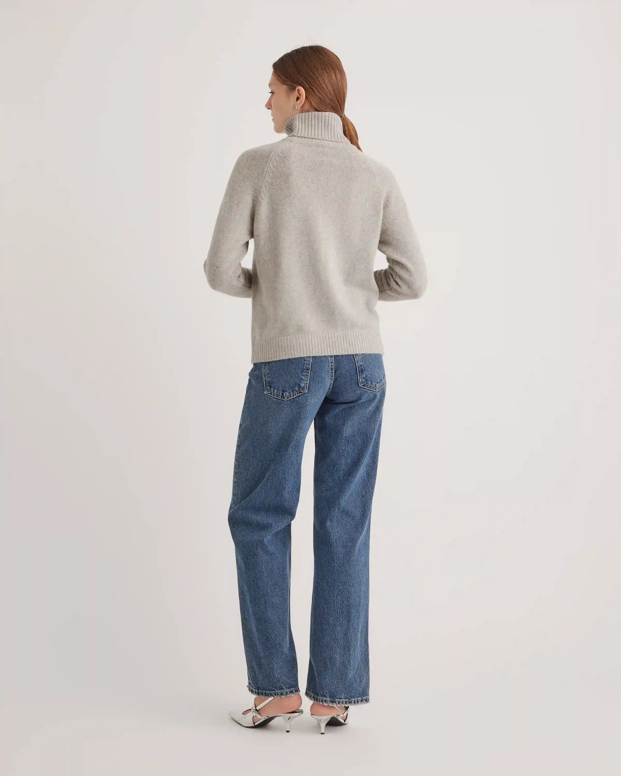 100% Yak Wool Turtleneck Sweater