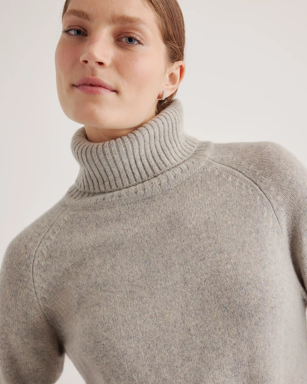 100% Yak Wool Turtleneck Sweater