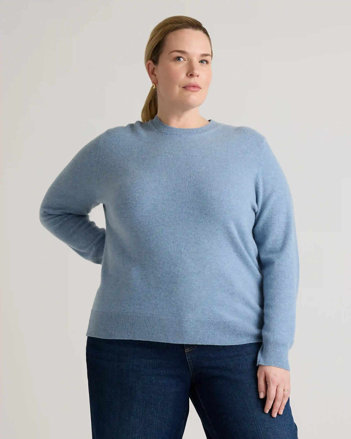 Mongolian Cashmere Crewneck Sweater
