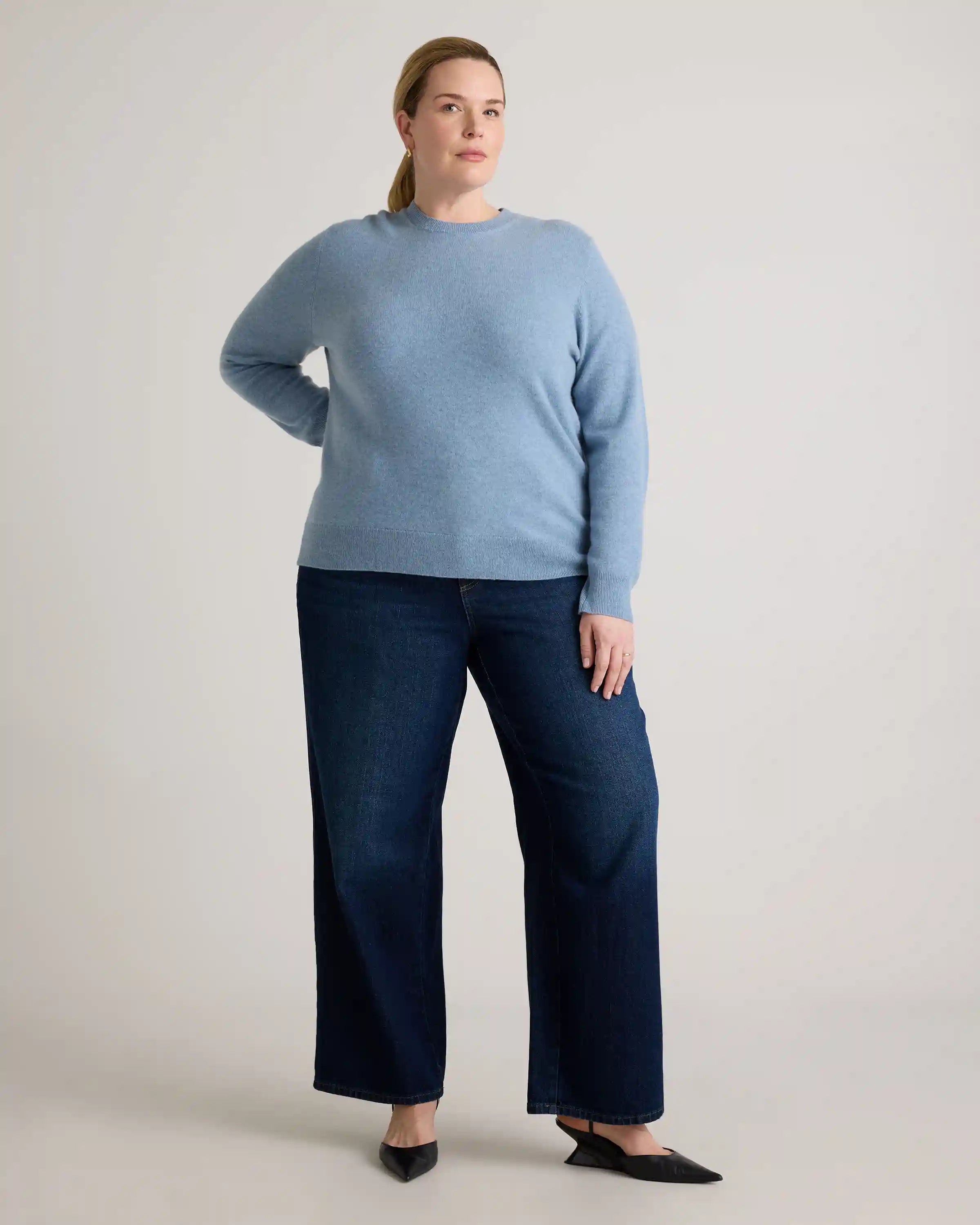 Mongolian Cashmere Crewneck Sweater