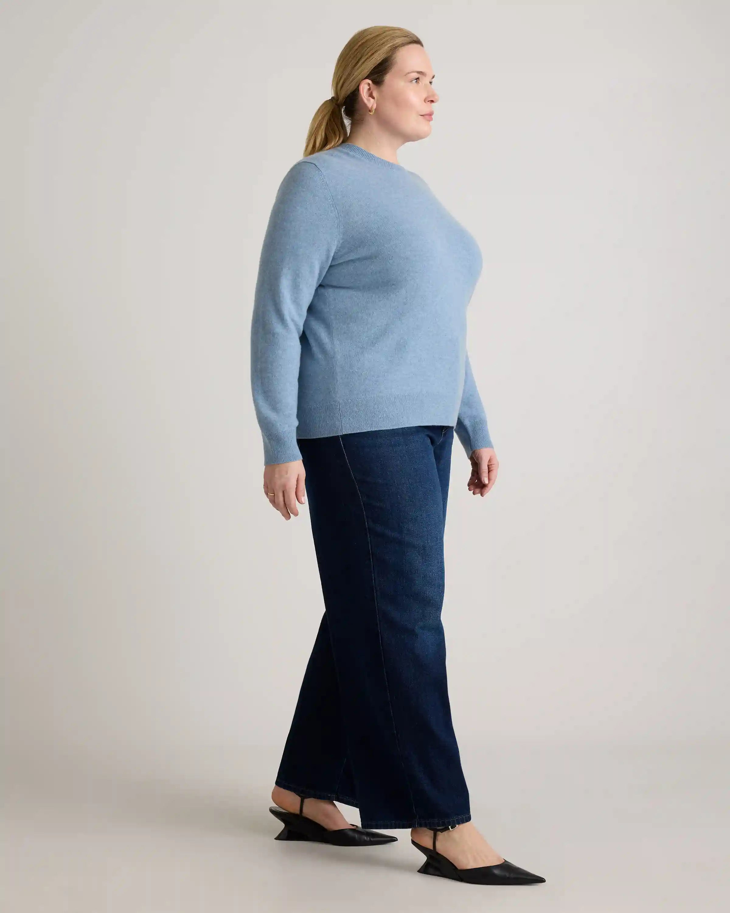 Mongolian Cashmere Crewneck Sweater