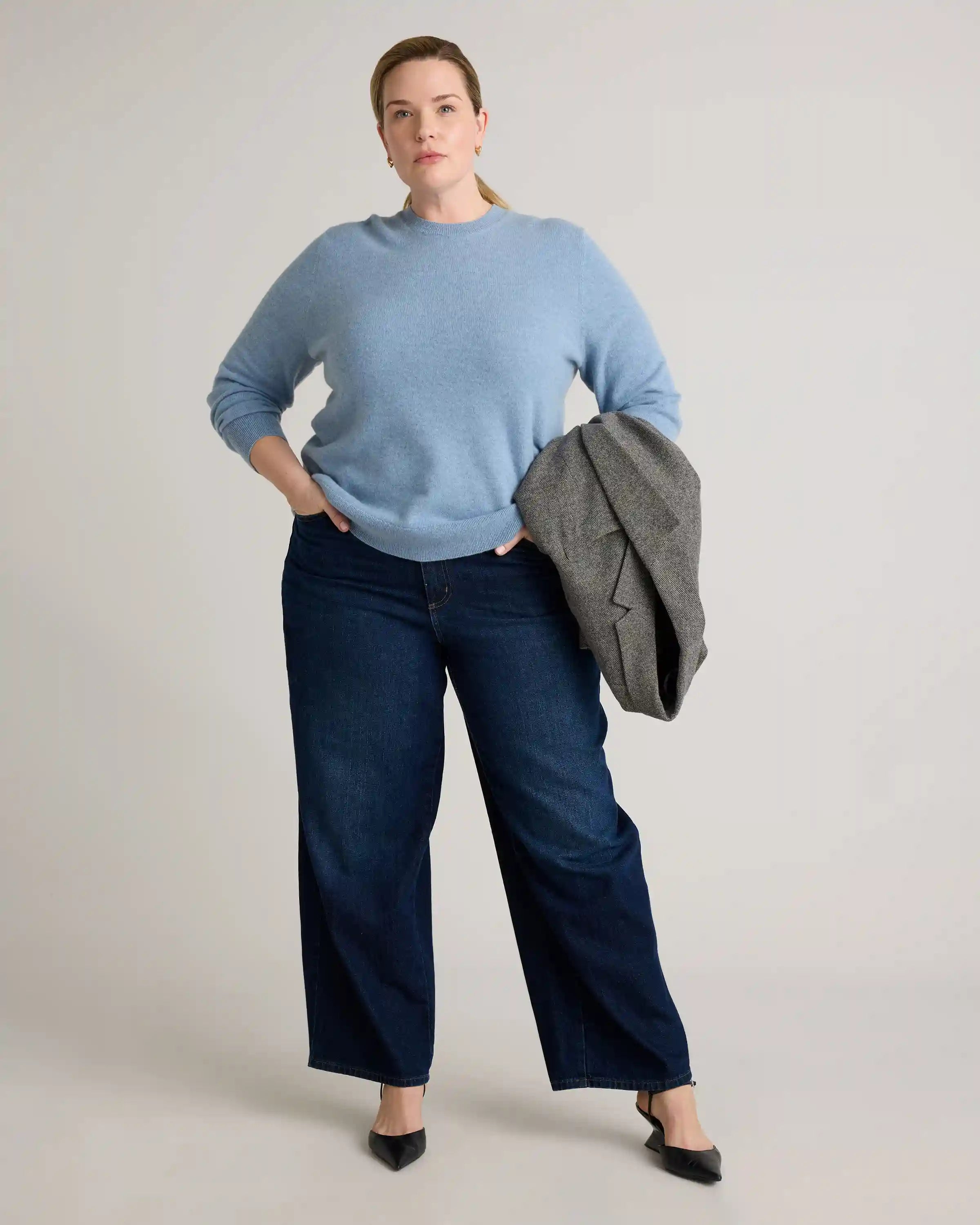 Mongolian Cashmere Crewneck Sweater