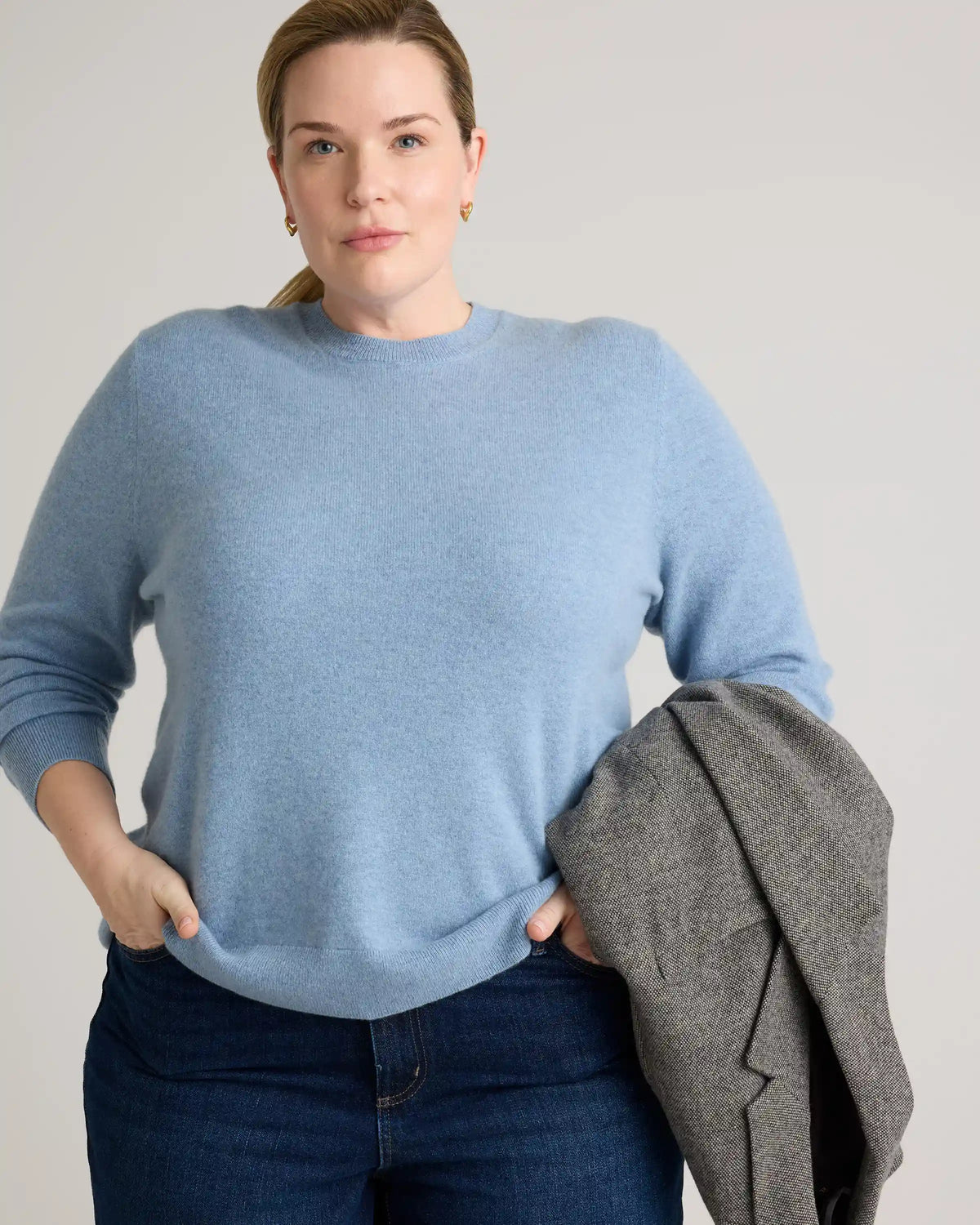 Mongolian Cashmere Crewneck Sweater