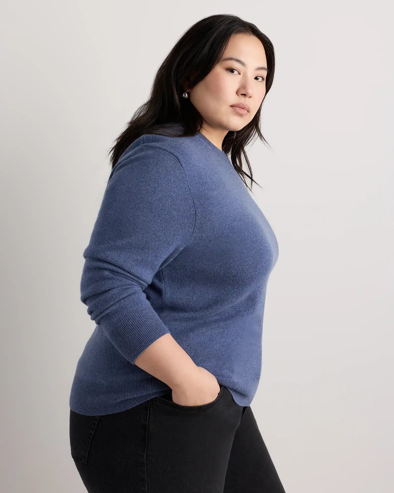 Mongolian Cashmere Crewneck Sweater