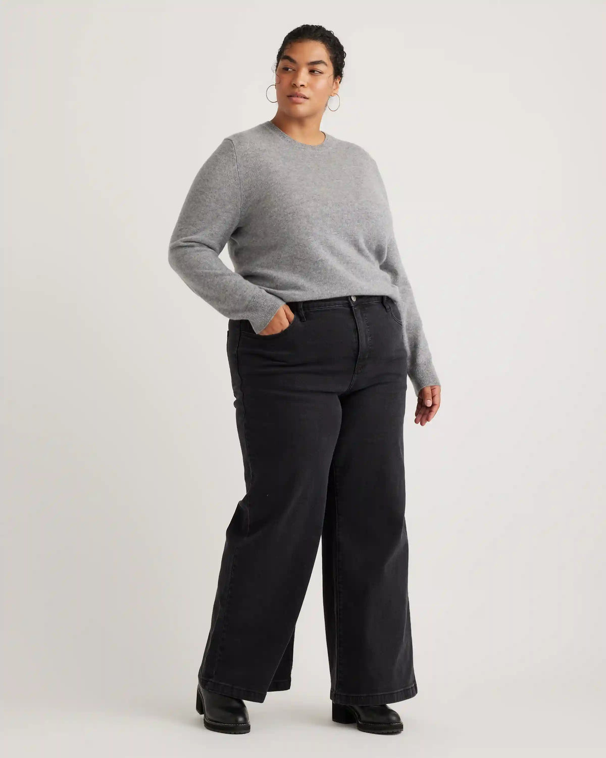 Mongolian Cashmere Crewneck Sweater