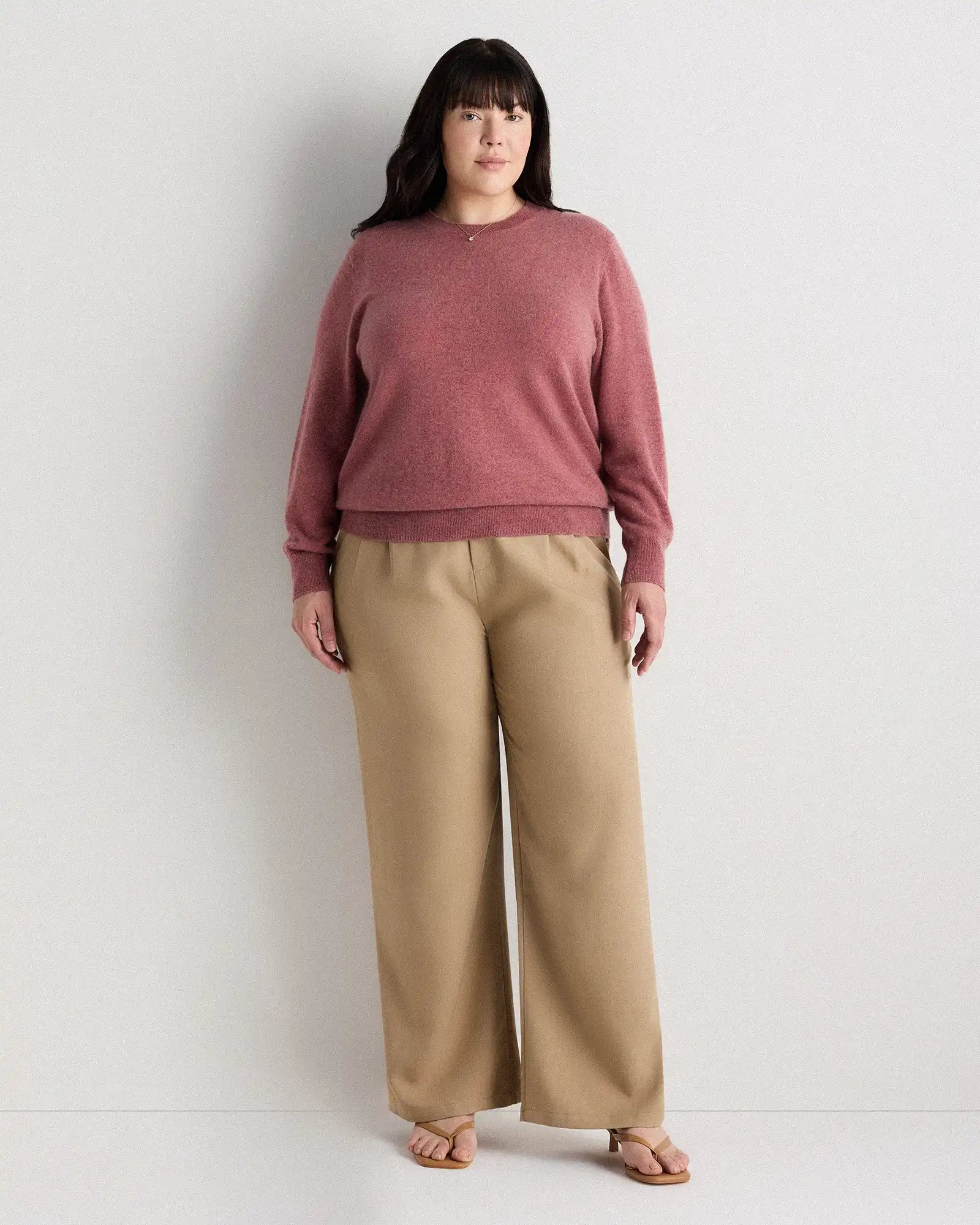 Mongolian Cashmere Crewneck Sweater