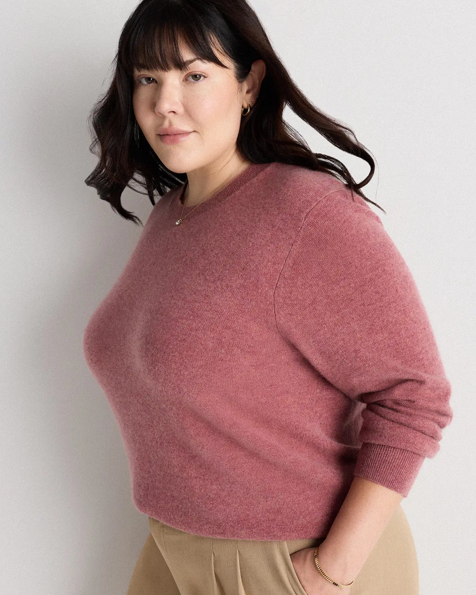 Mongolian Cashmere Crewneck Sweater