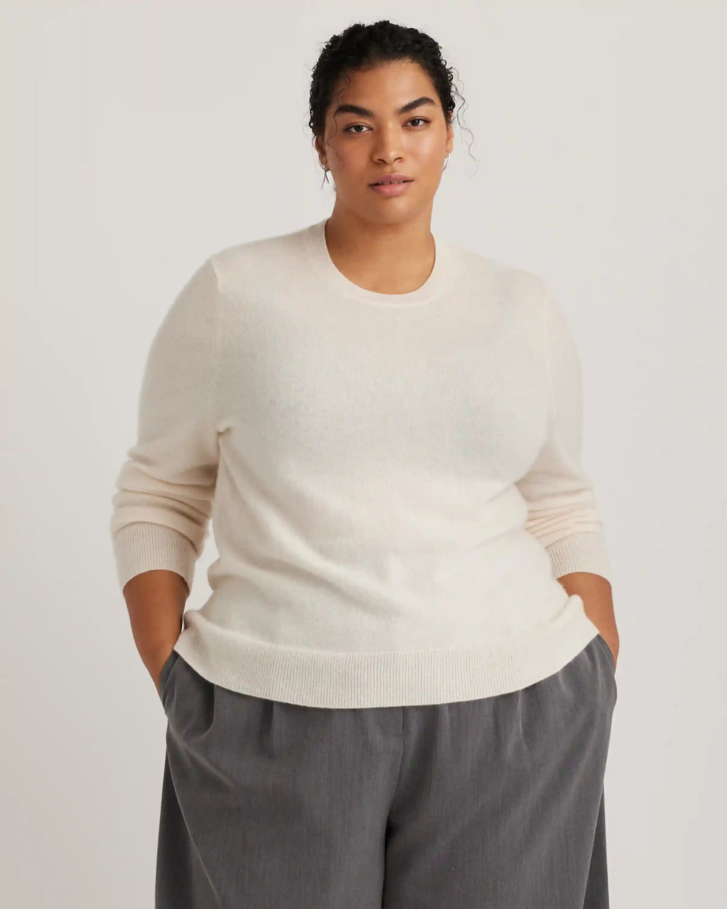 Mongolian Cashmere Crewneck Sweater