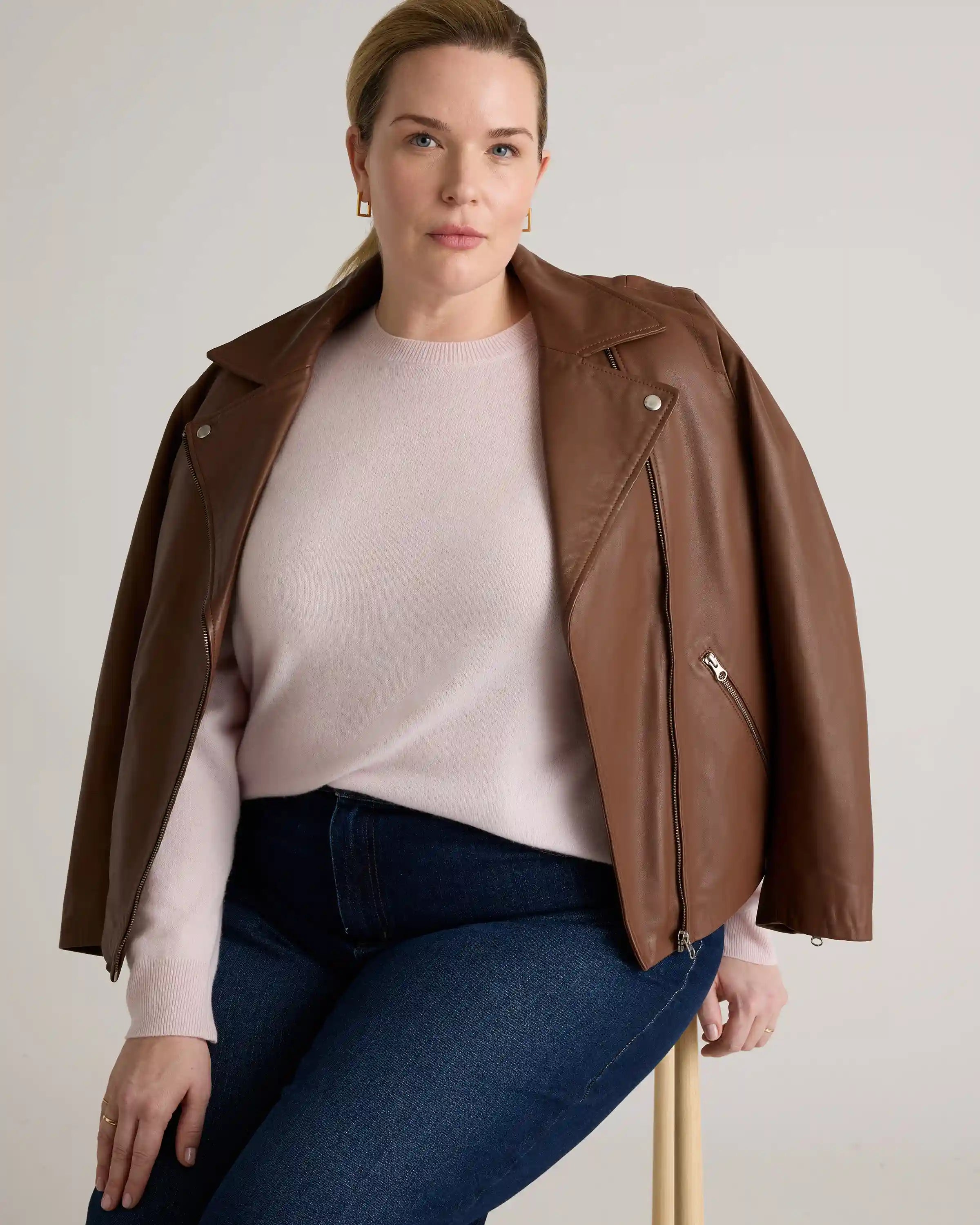 Mongolian Cashmere Crewneck Sweater