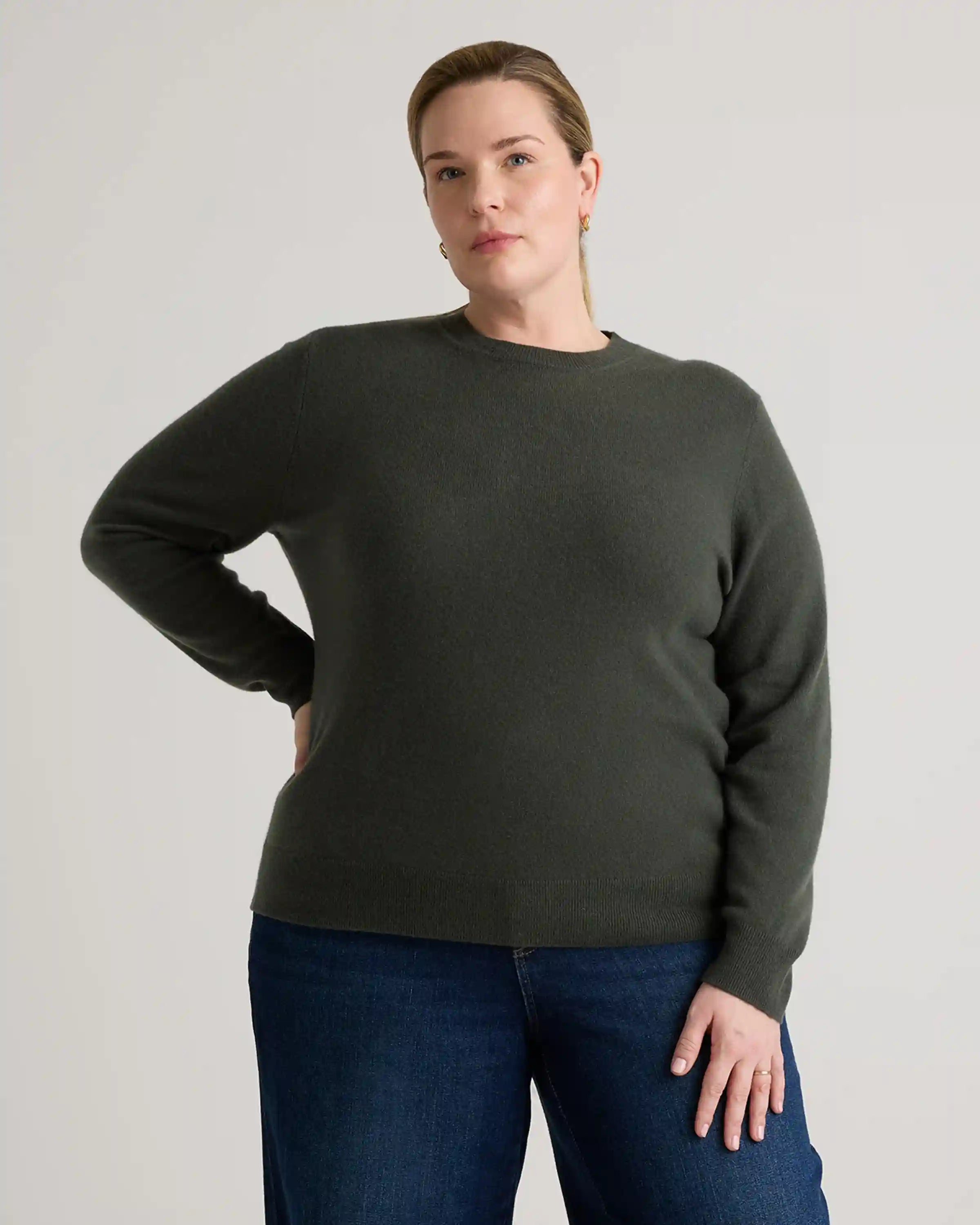 Mongolian Cashmere Crewneck Sweater