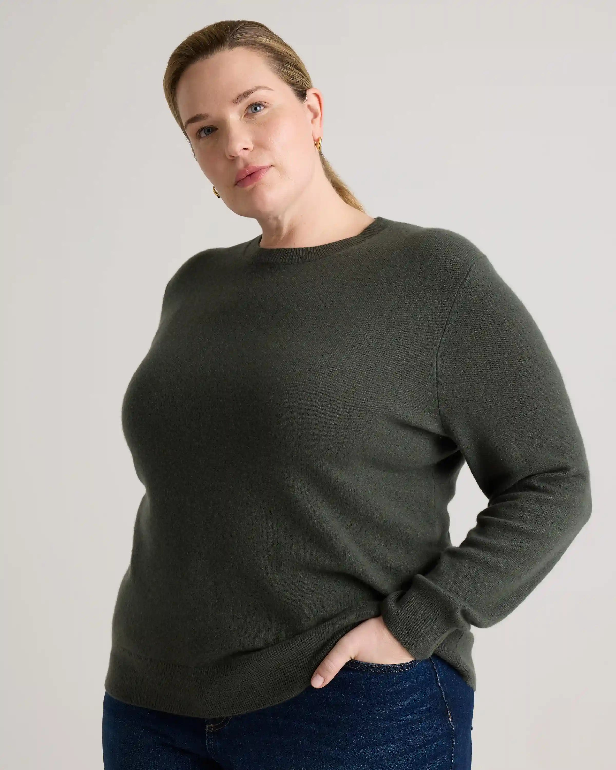 Mongolian Cashmere Crewneck Sweater