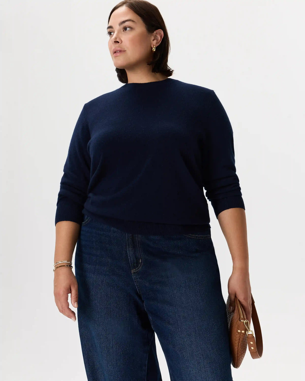 Mongolian Cashmere Crewneck Sweater