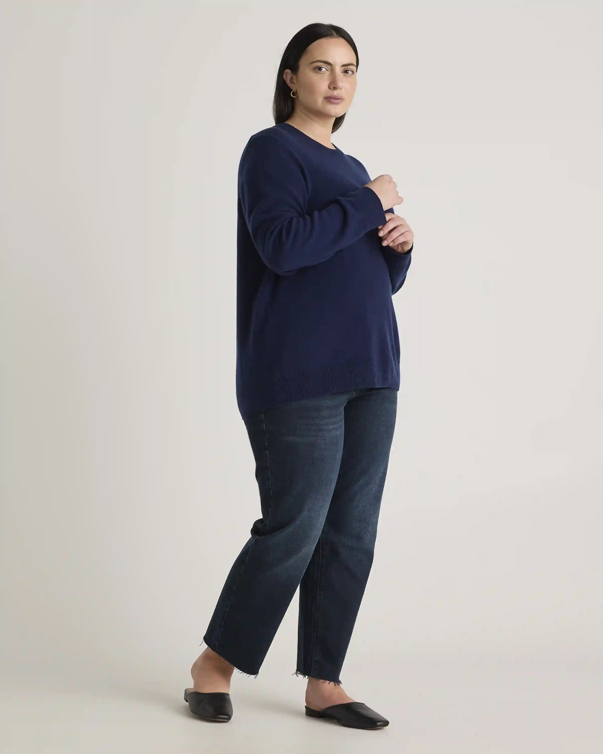 Mongolian Cashmere Crewneck Sweater