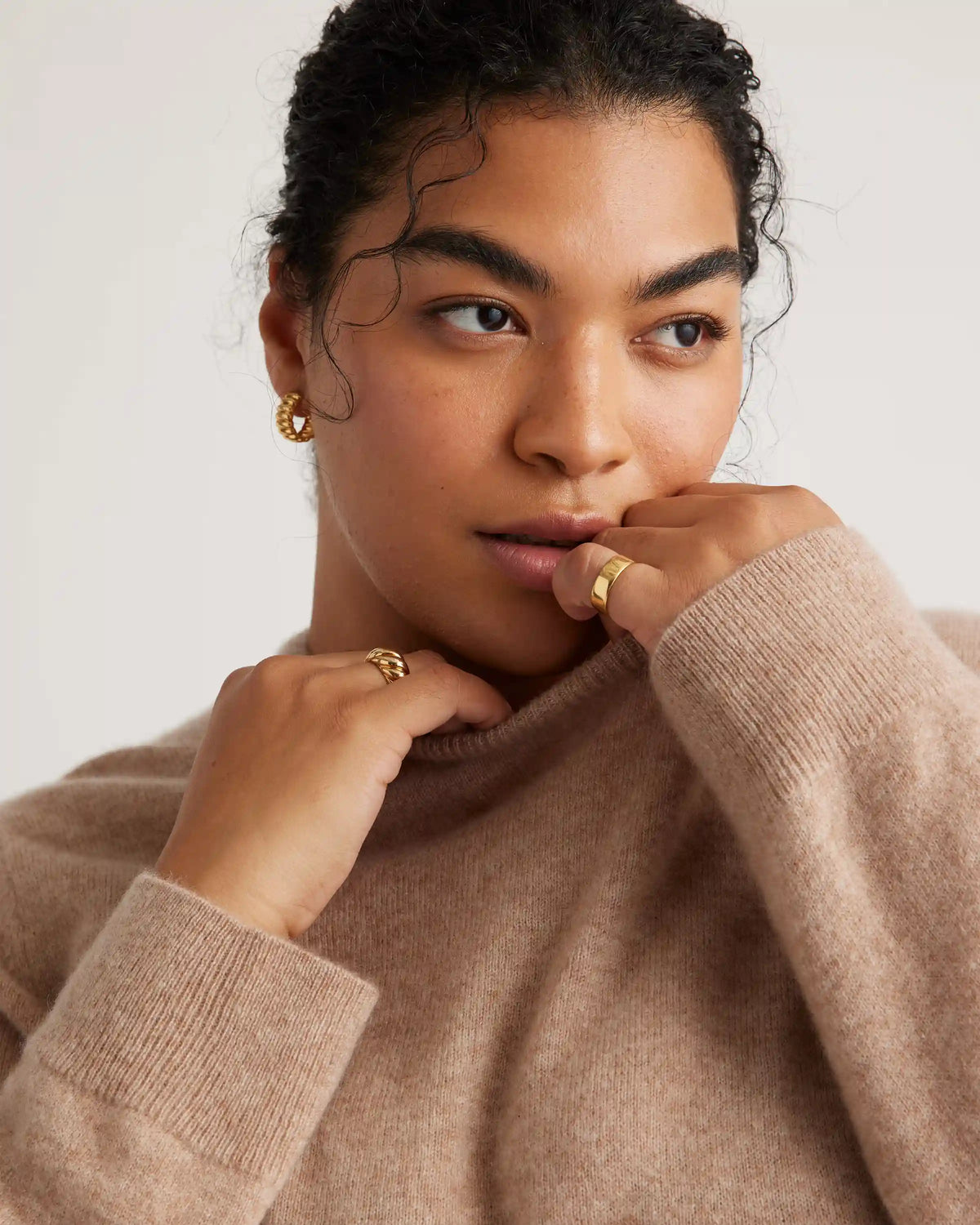 Mongolian Cashmere Crewneck Sweater