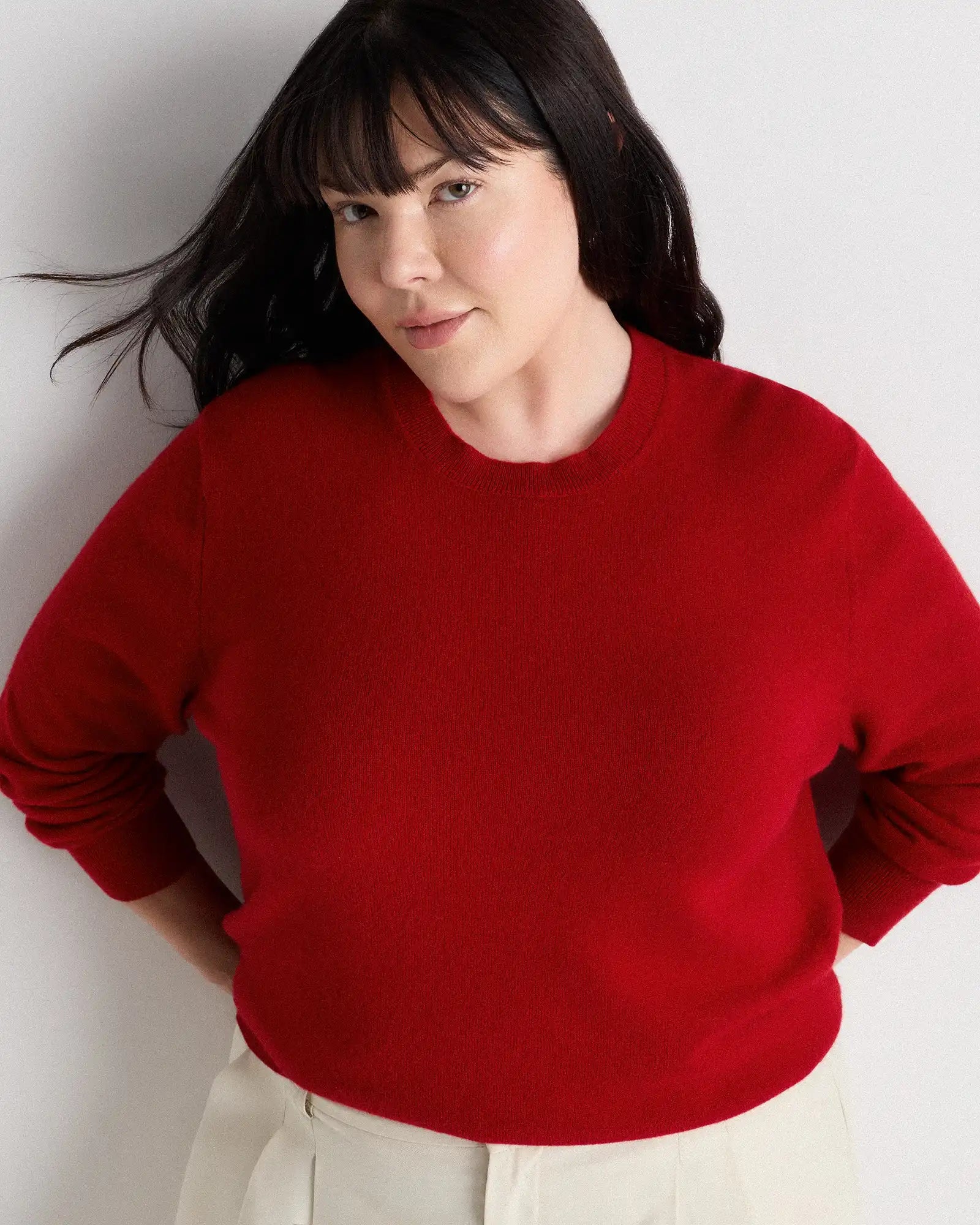 Mongolian Cashmere Crewneck Sweater