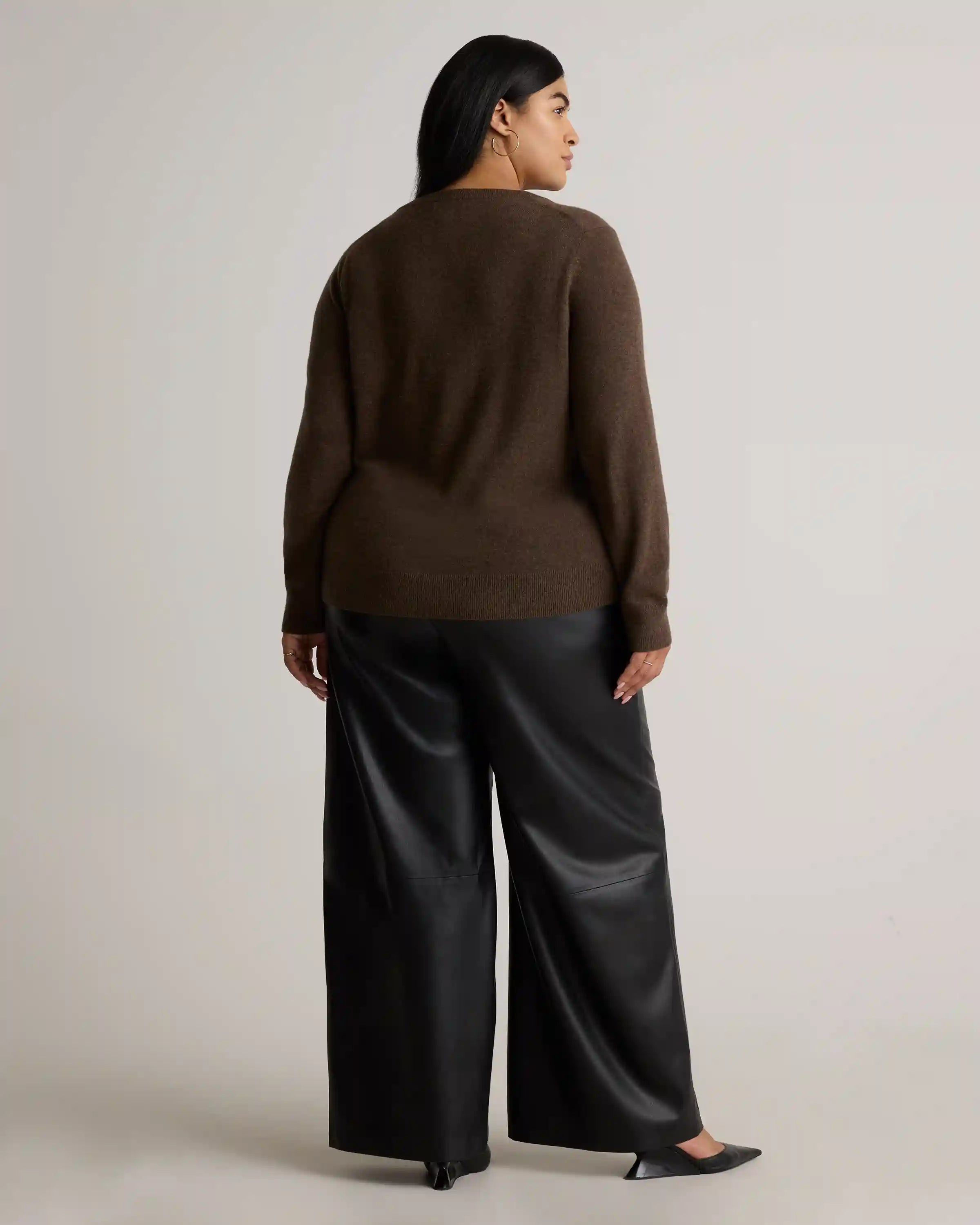 Mongolian Cashmere V-Neck Sweater