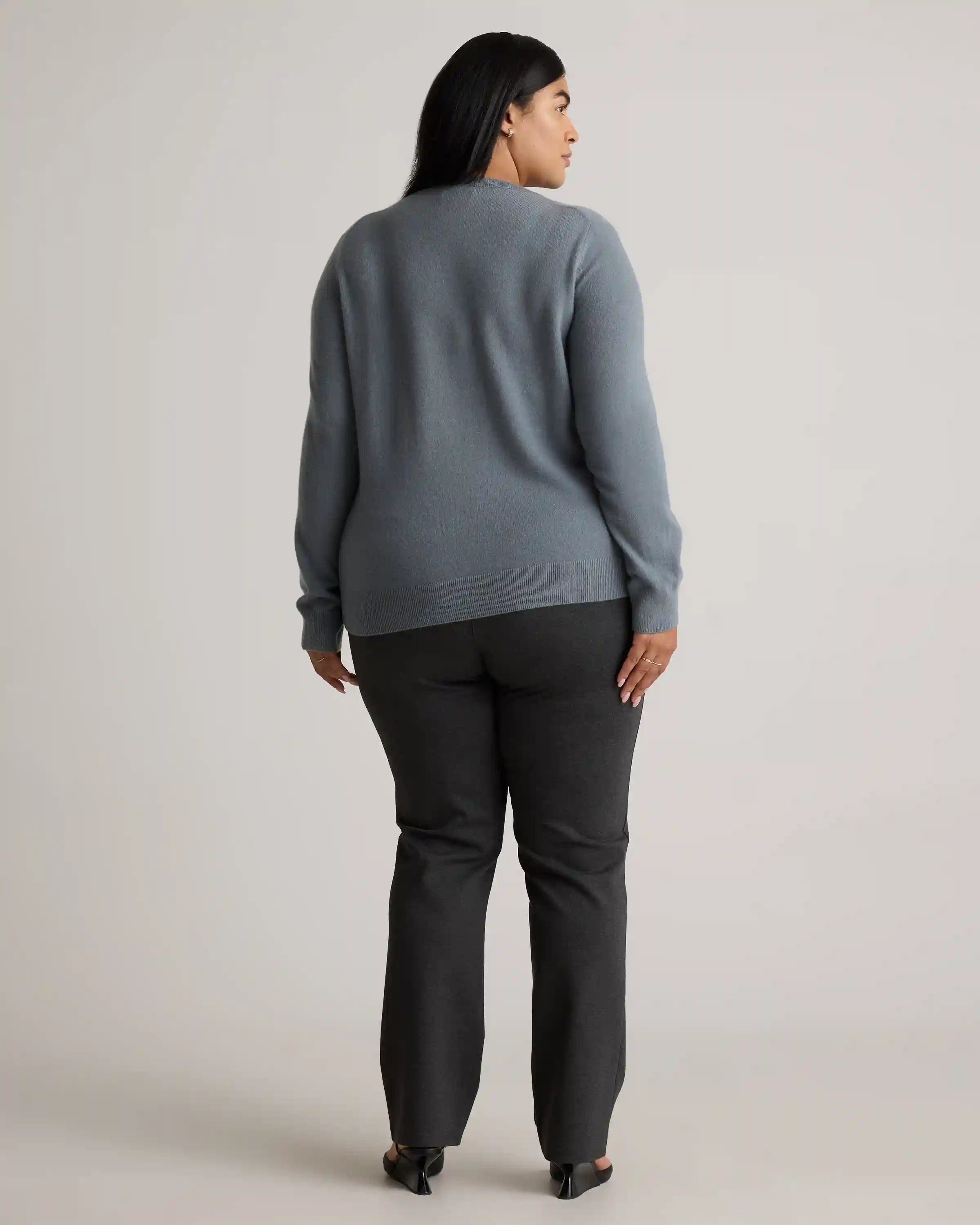 Mongolian Cashmere V-Neck Sweater