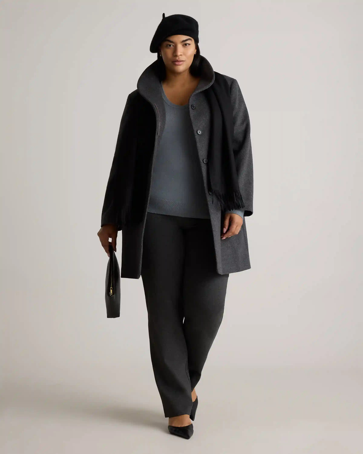 Mongolian Cashmere V-Neck Sweater