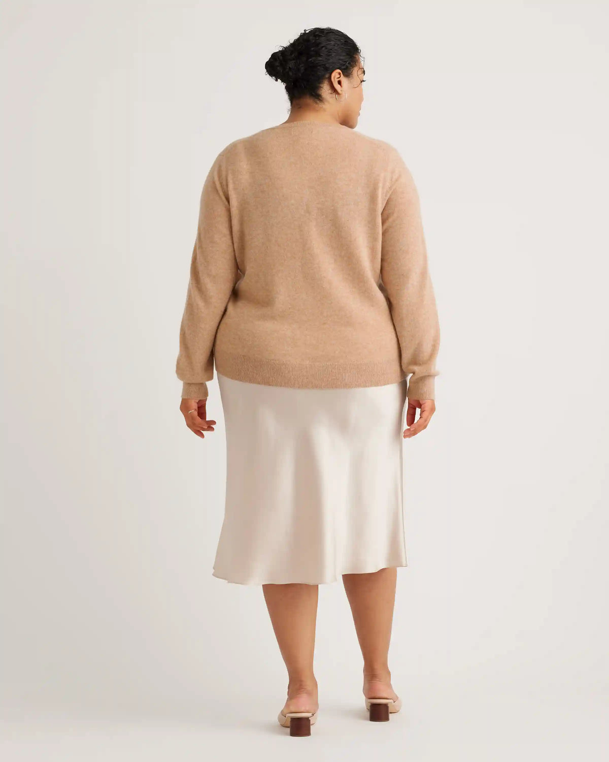 Mongolian Cashmere V-Neck Sweater