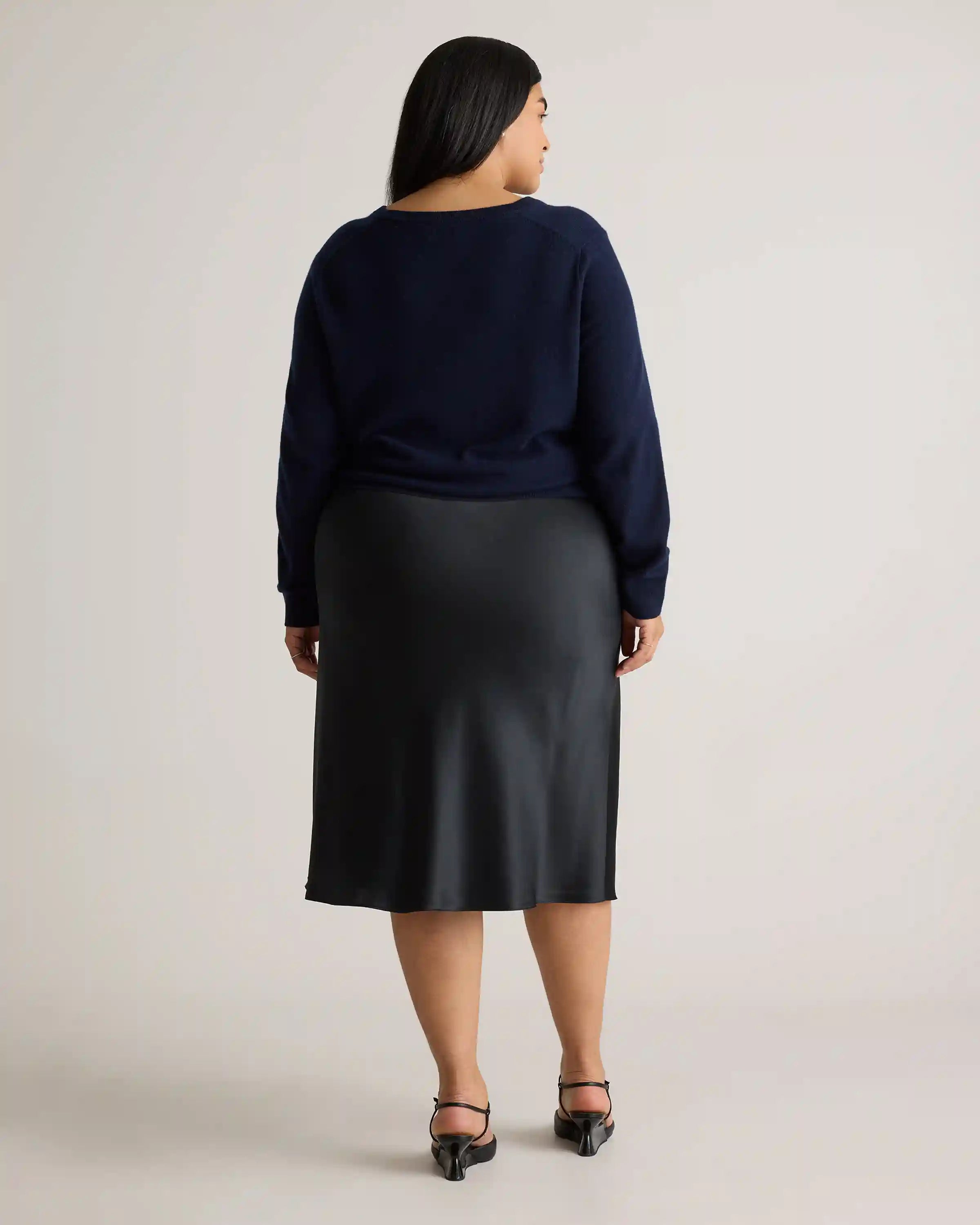 Mongolian Cashmere V-Neck Sweater