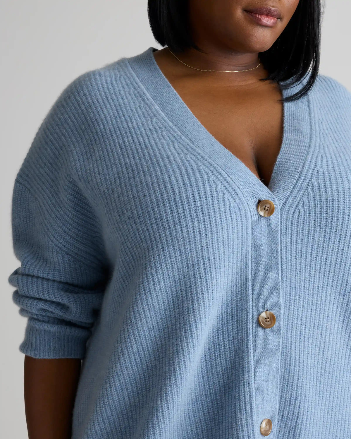 Mongolian Cashmere Oversized Boyfriend Cardigan Sweater
