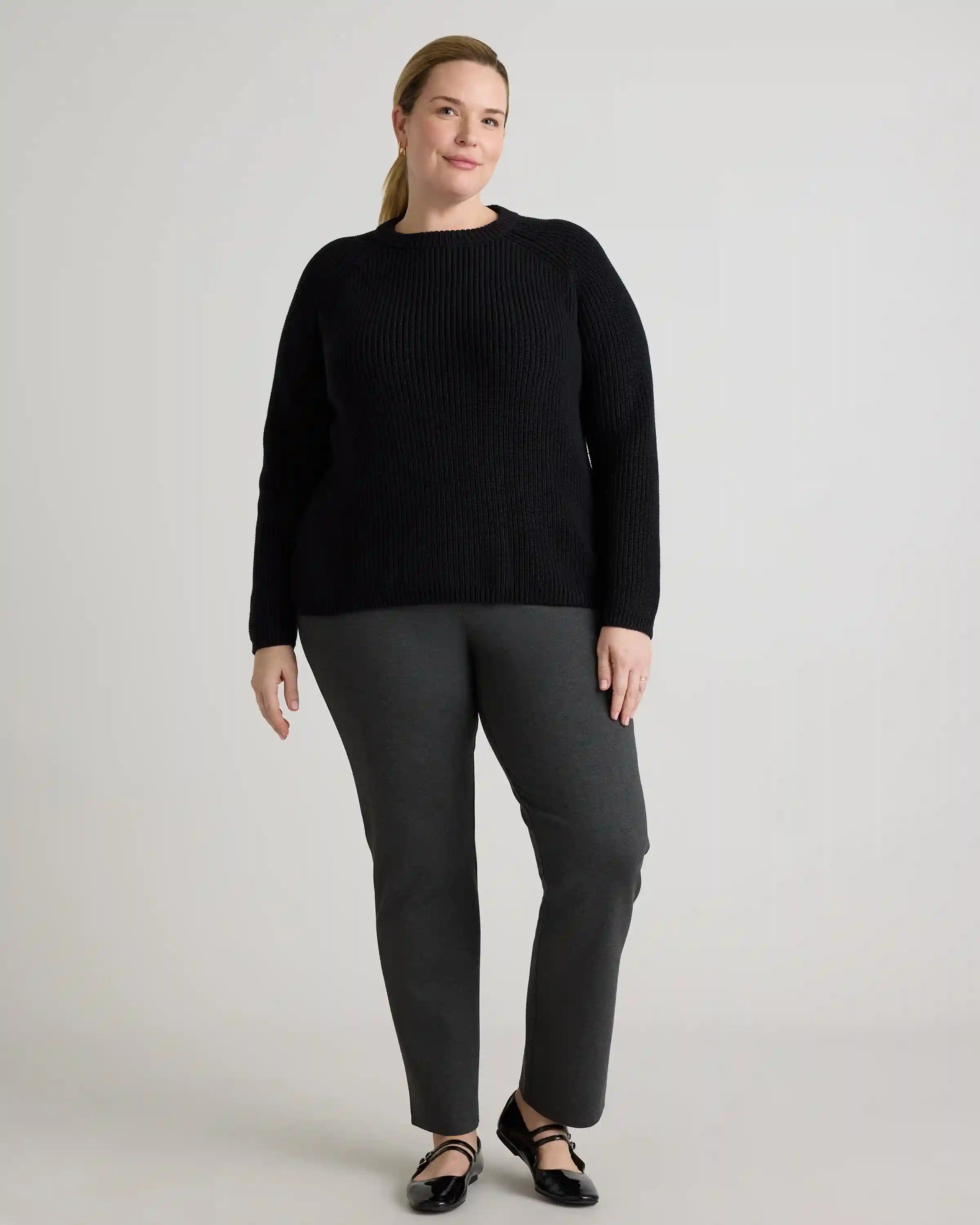 100% Organic Cotton Fisherman Crew Sweater