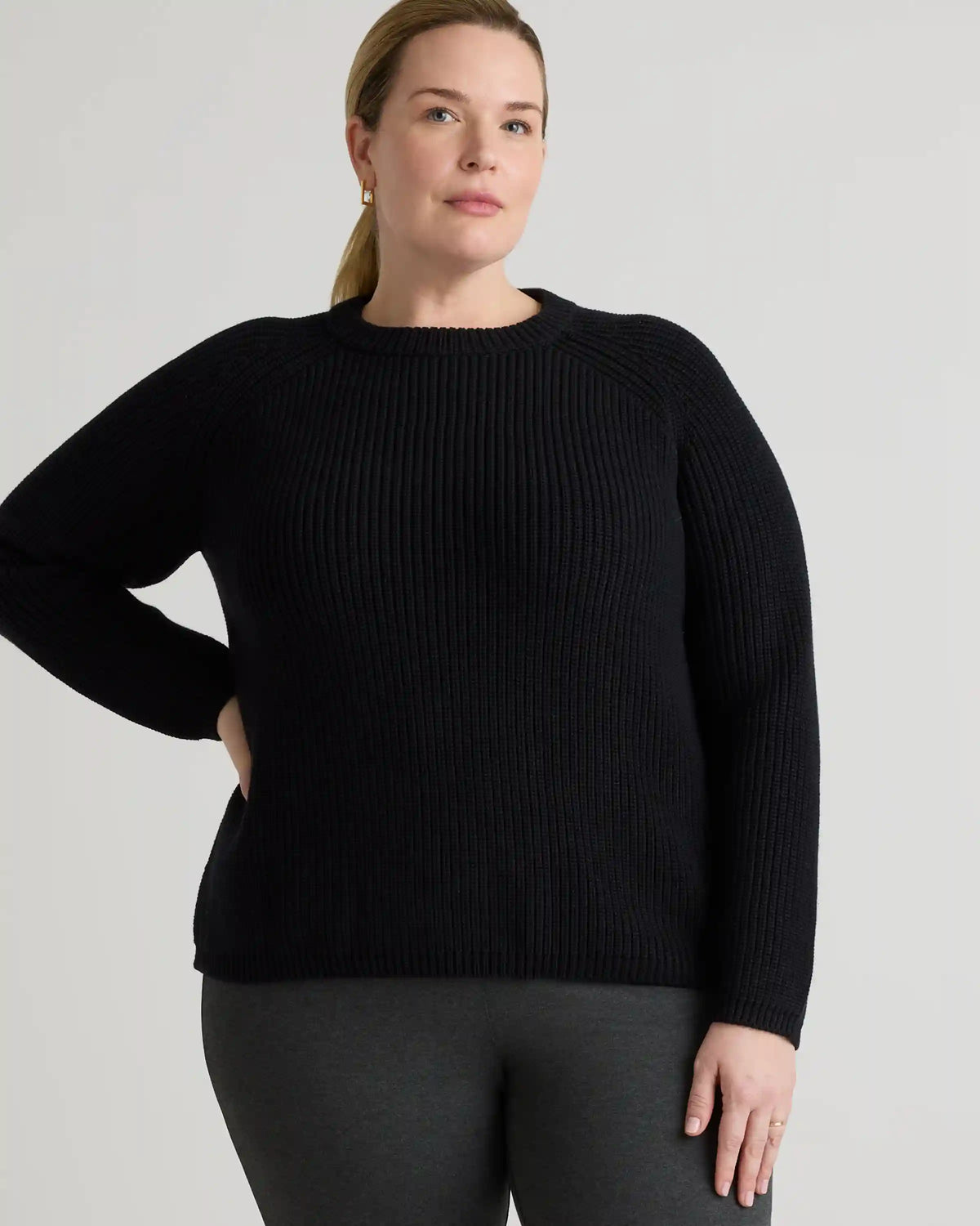 100% Organic Cotton Fisherman Crew Sweater
