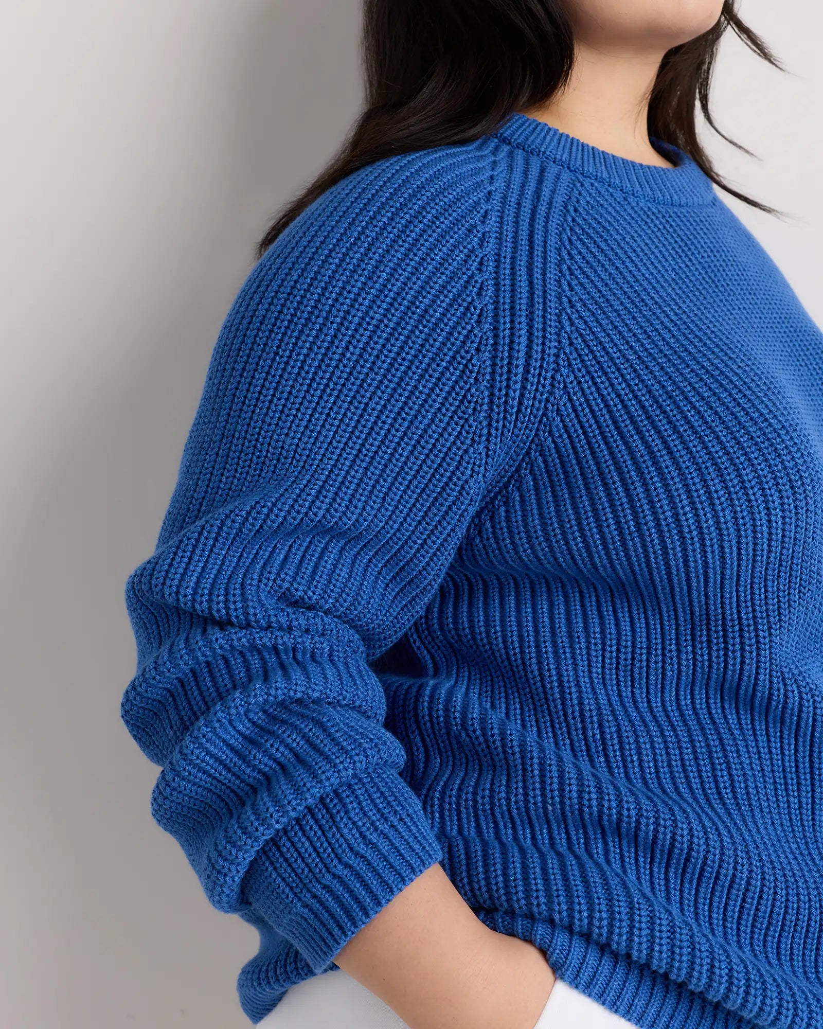 100% Organic Cotton Fisherman Crew Sweater