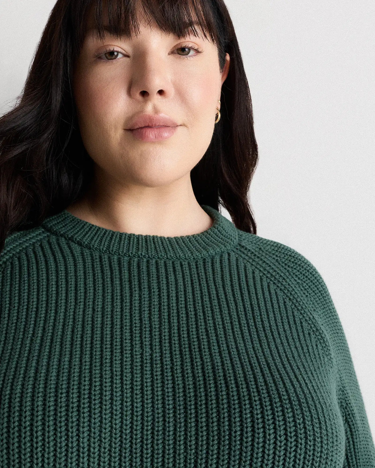 100% Organic Cotton Fisherman Crew Sweater