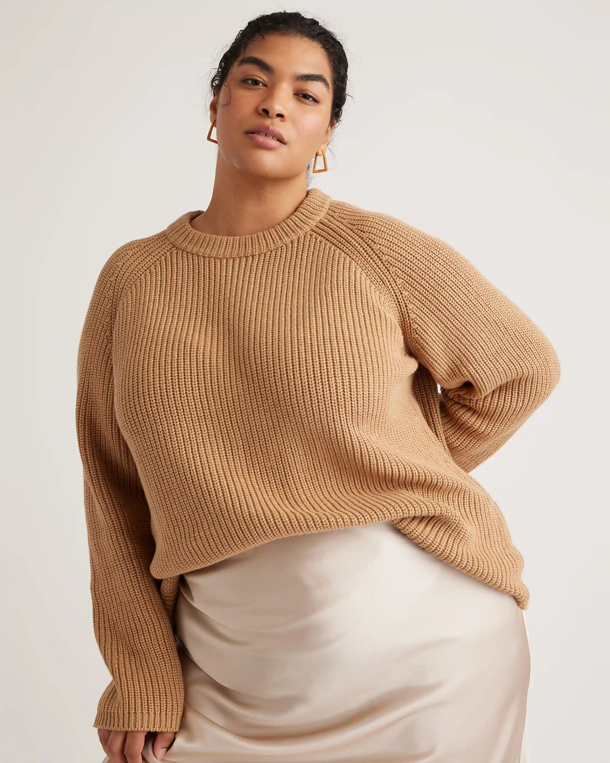 100% Organic Cotton Fisherman Crew Sweater