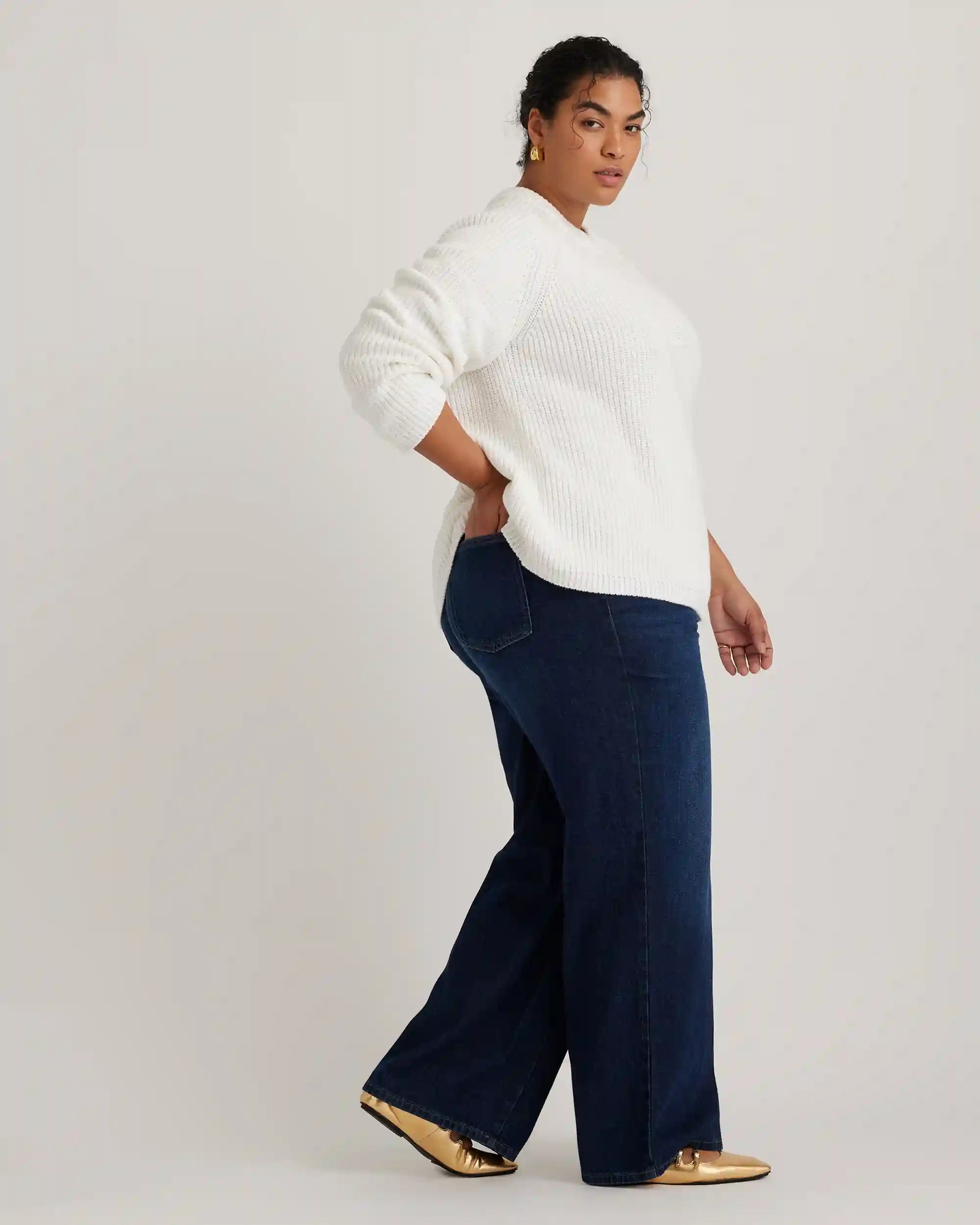 100% Organic Cotton Fisherman Crew Sweater