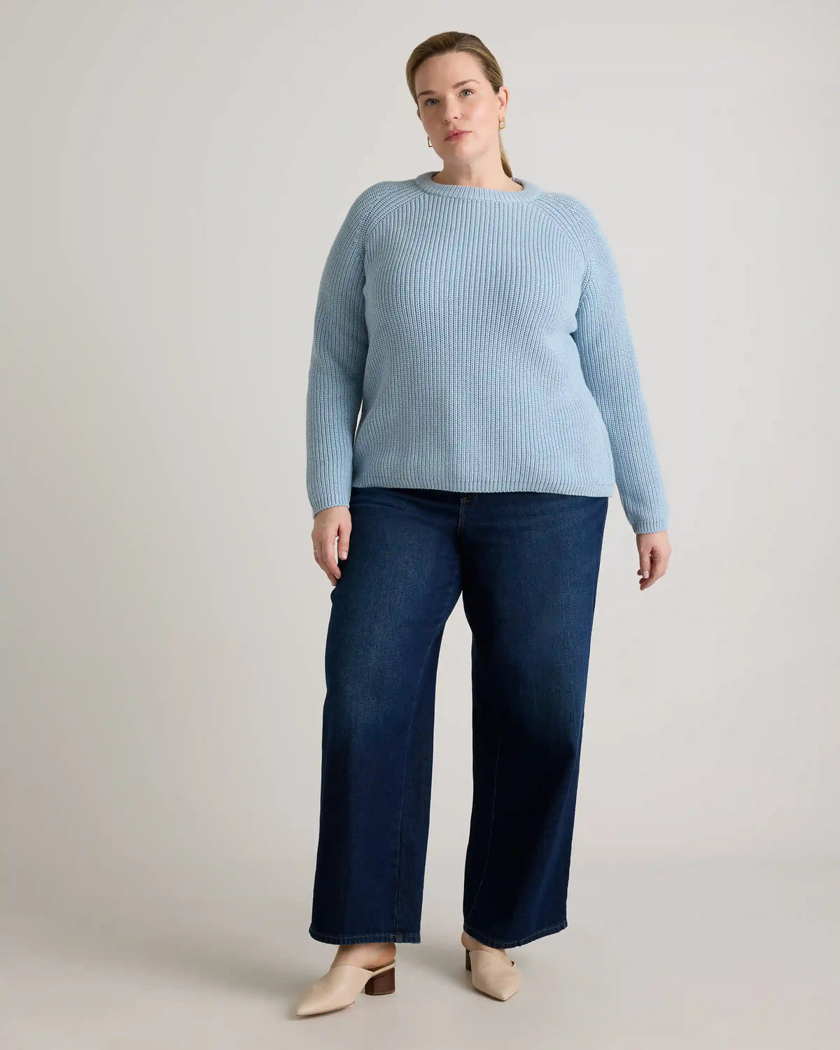 100% Organic Cotton Fisherman Crew Sweater