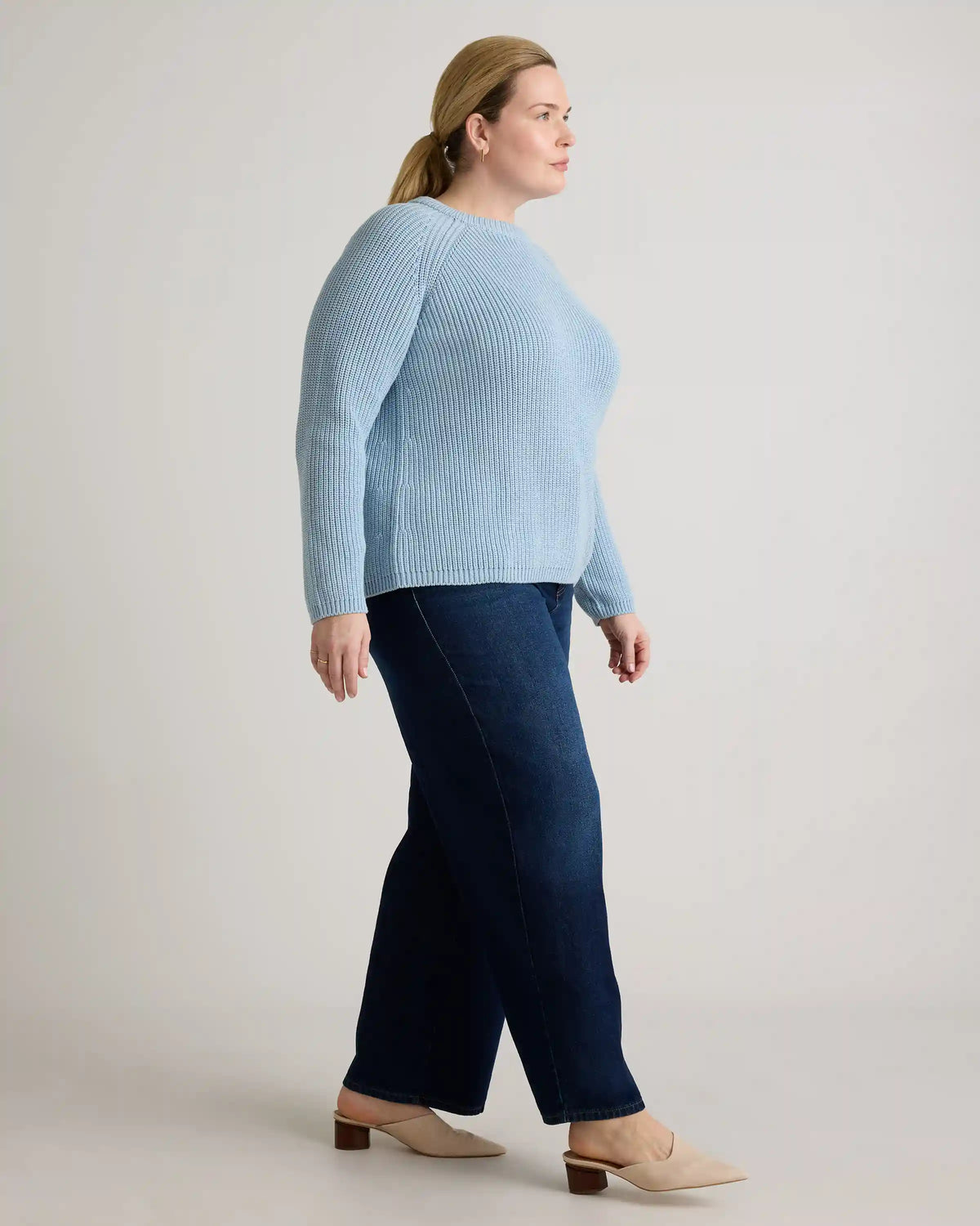 100% Organic Cotton Fisherman Crew Sweater