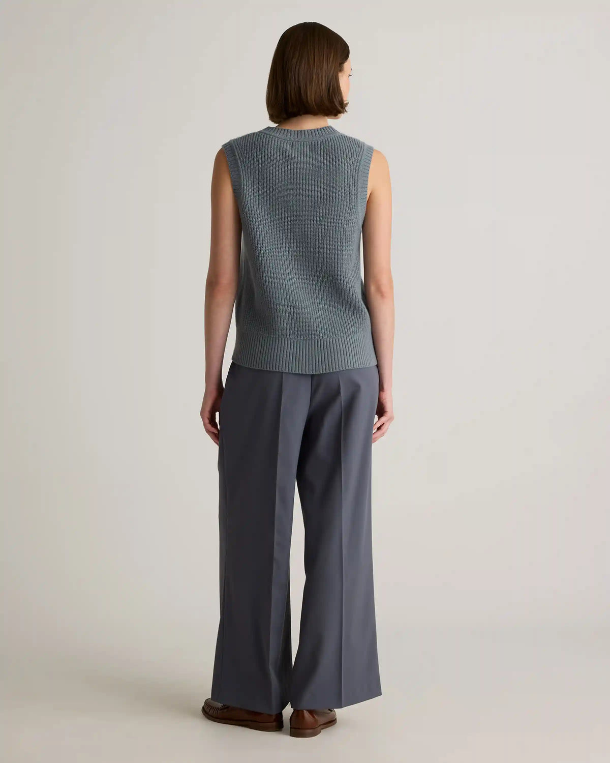 Mongolian Cashmere Fisherman Sweater Vest