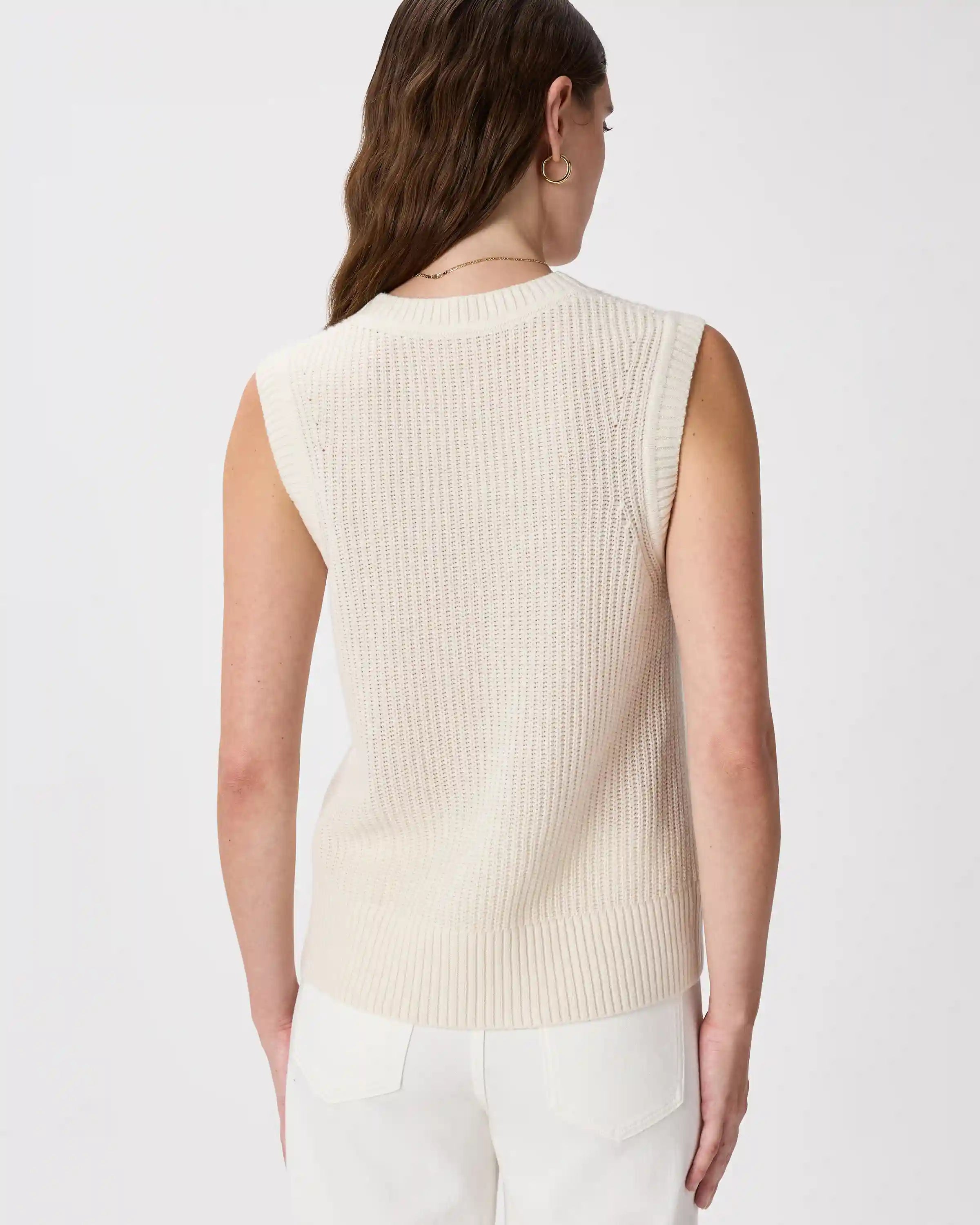 Mongolian Cashmere Fisherman Sweater Vest