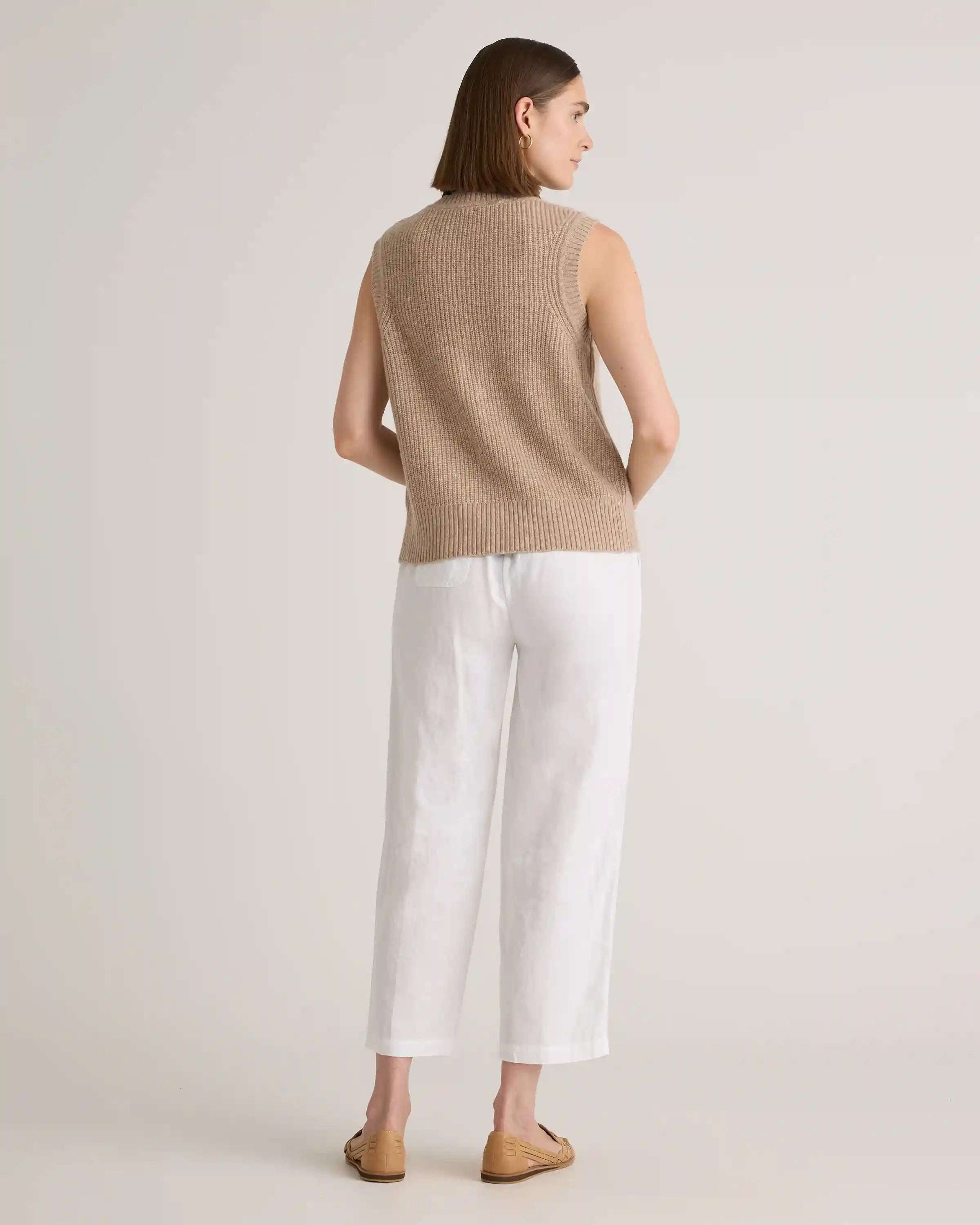 Mongolian Cashmere Fisherman Sweater Vest