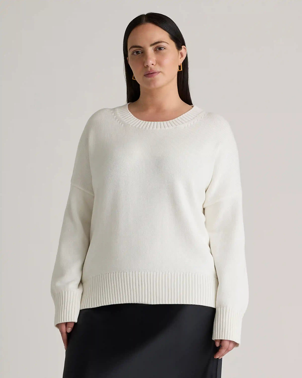 100% Organic Cotton Boyfriend Crew Sweater
