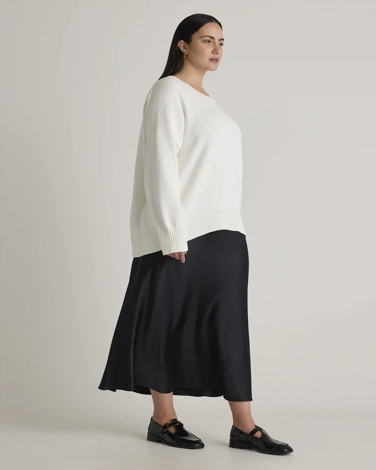 100% Organic Cotton Boyfriend Crew Sweater